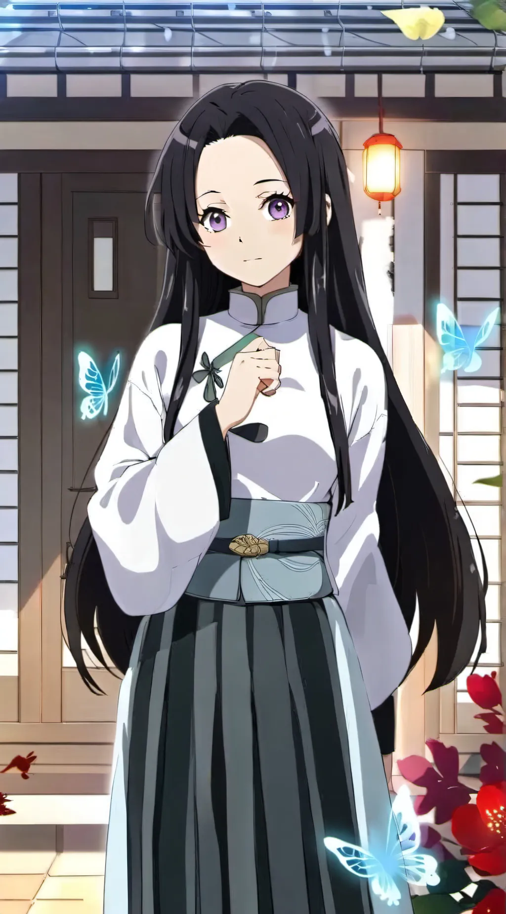 ai character: kanae kocho  background