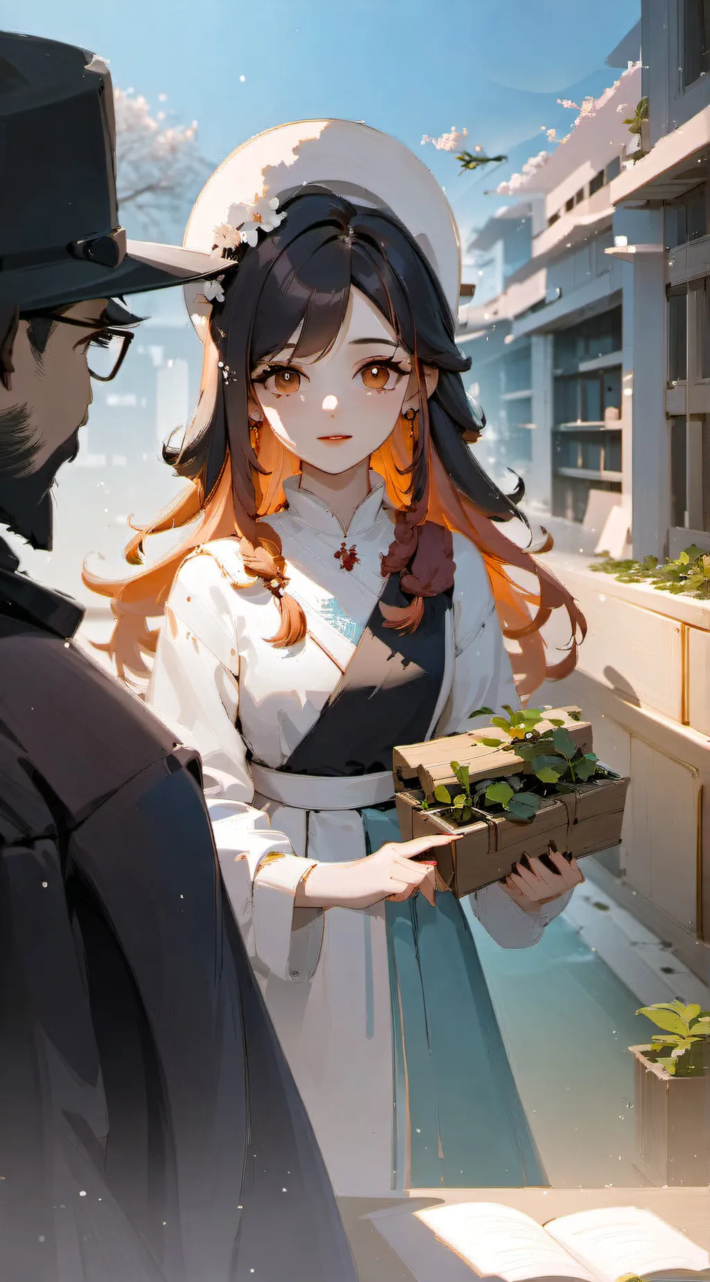 ai character: Emma  background