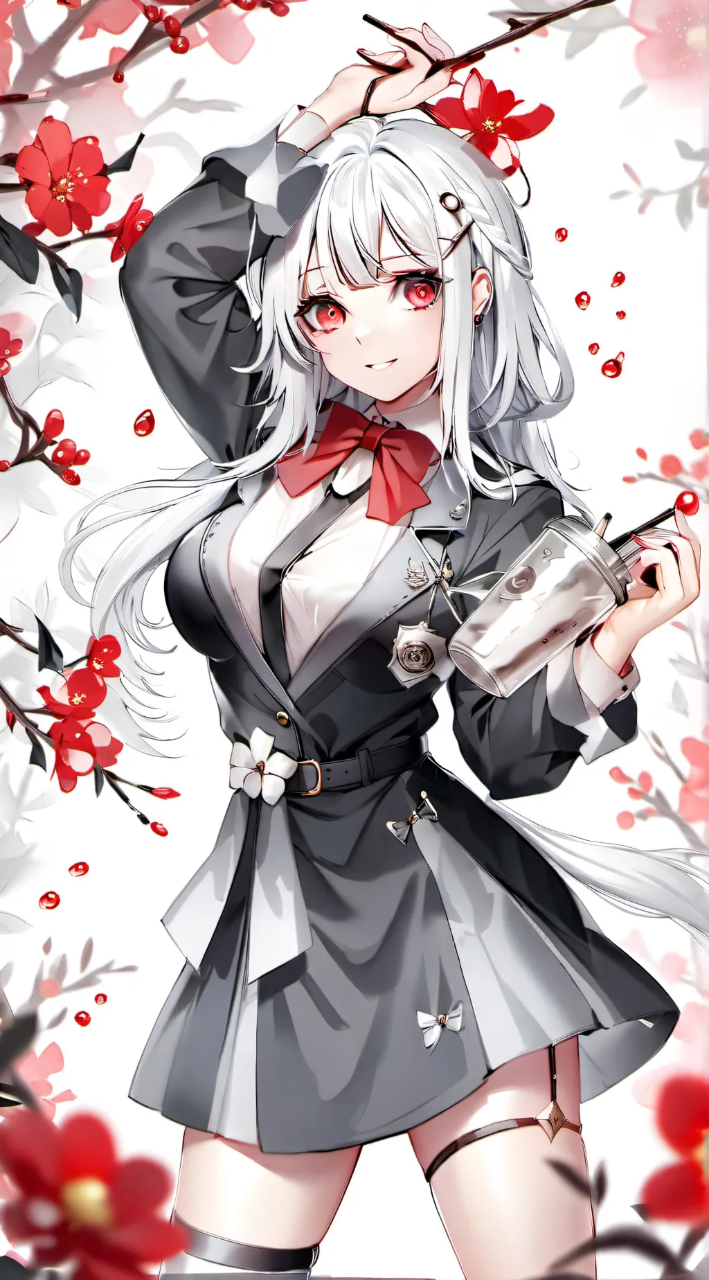 ai character: 梅总裁 background