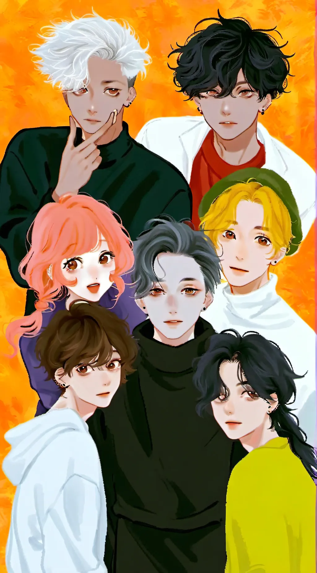 ai character: KNY Acting Au background