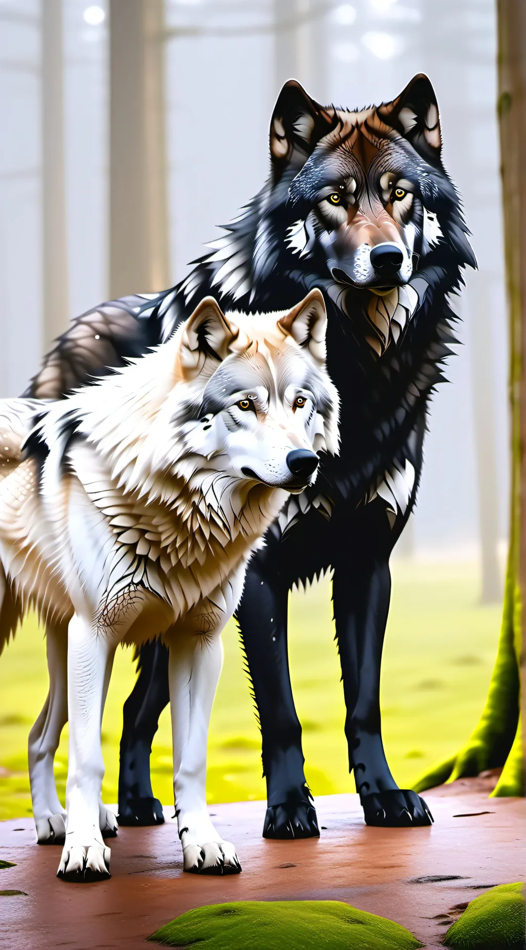 ai character: Lone wolves background