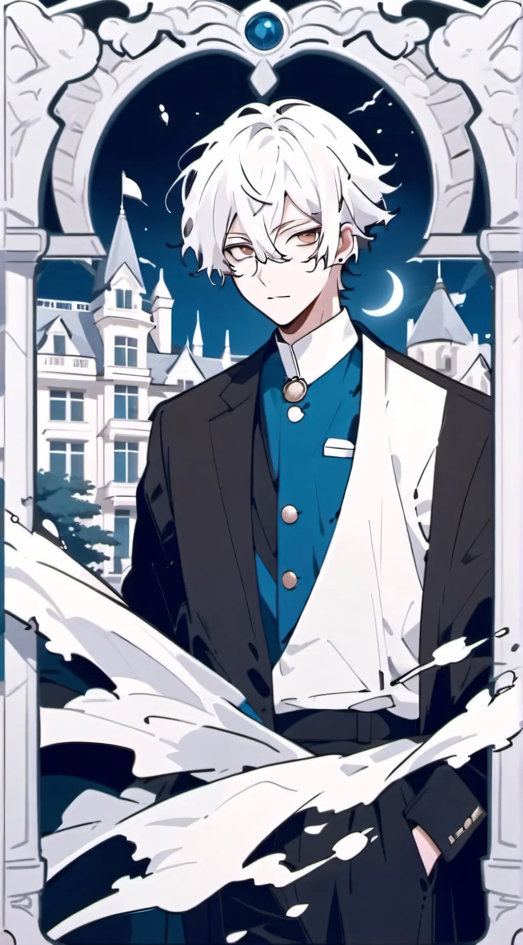 ai character: hh radio angel  background