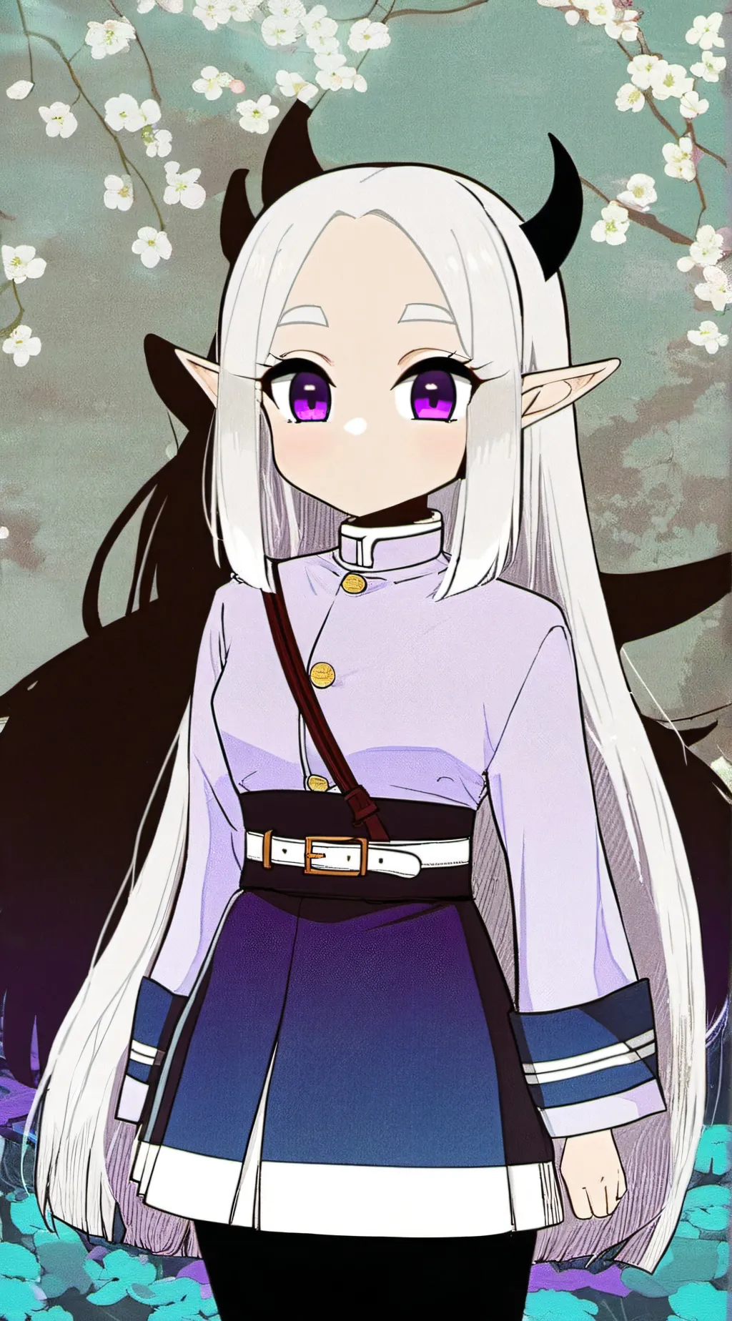 ai character: Demon slayer  background