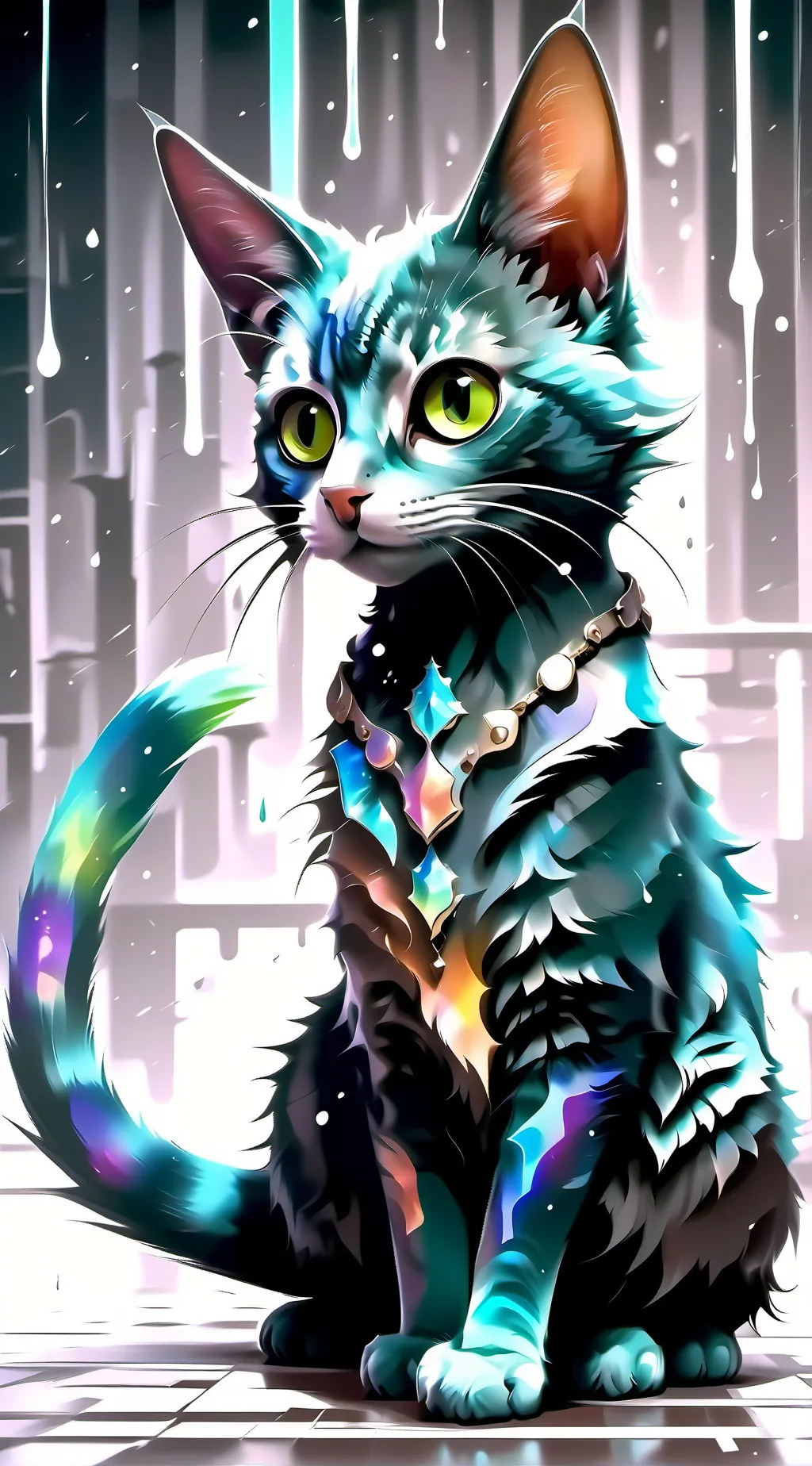 ai character: mom cat background