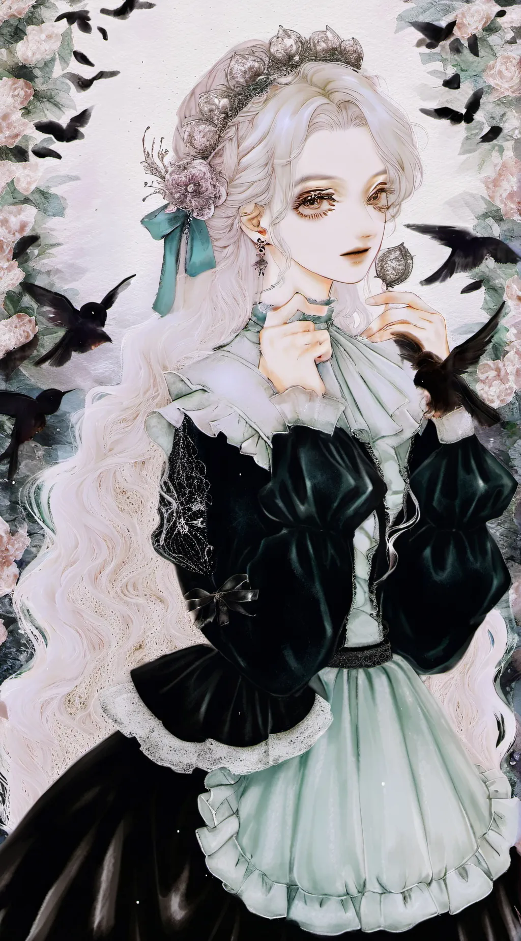 ai character: zenitsu and ds background