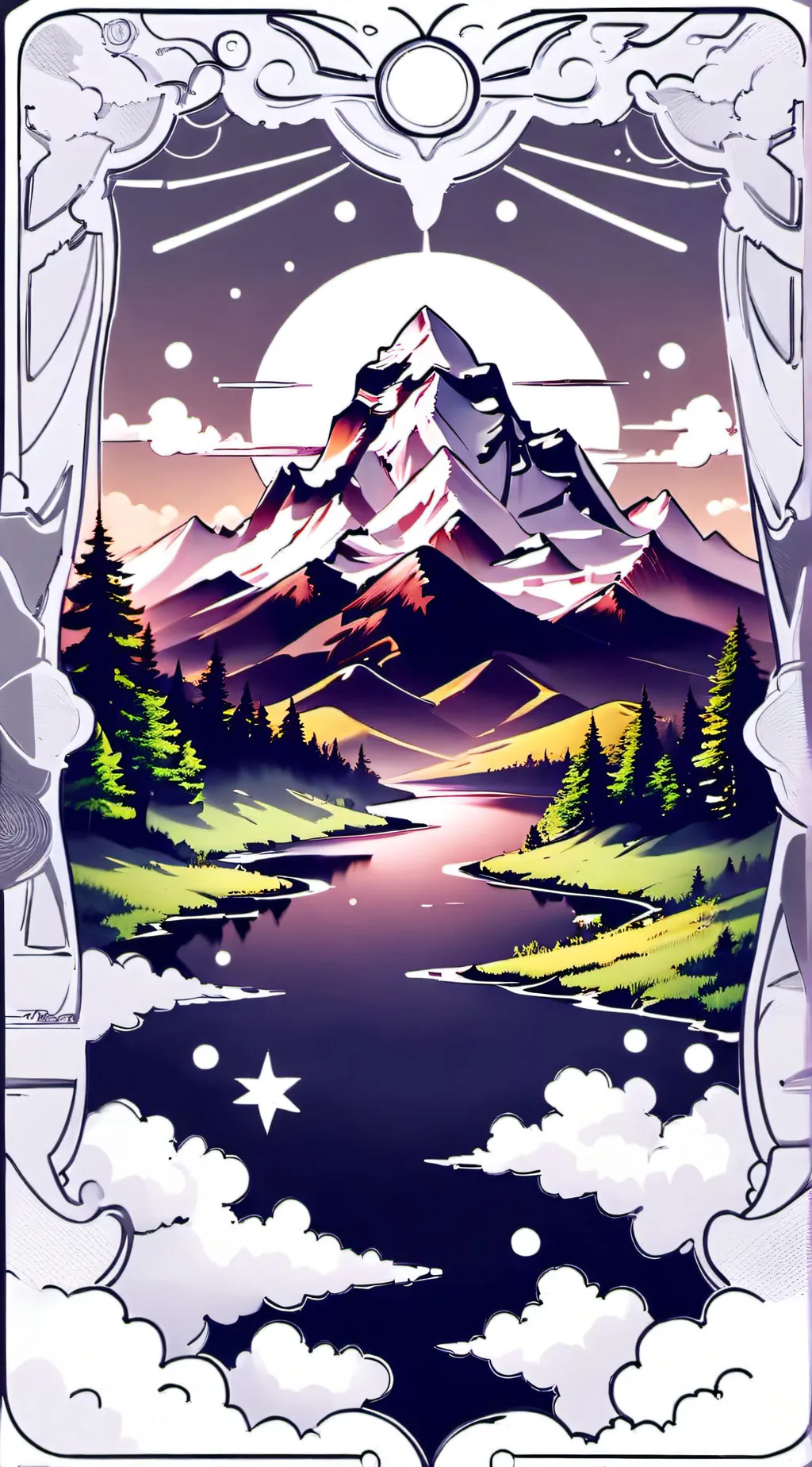 ai character: Earth island background