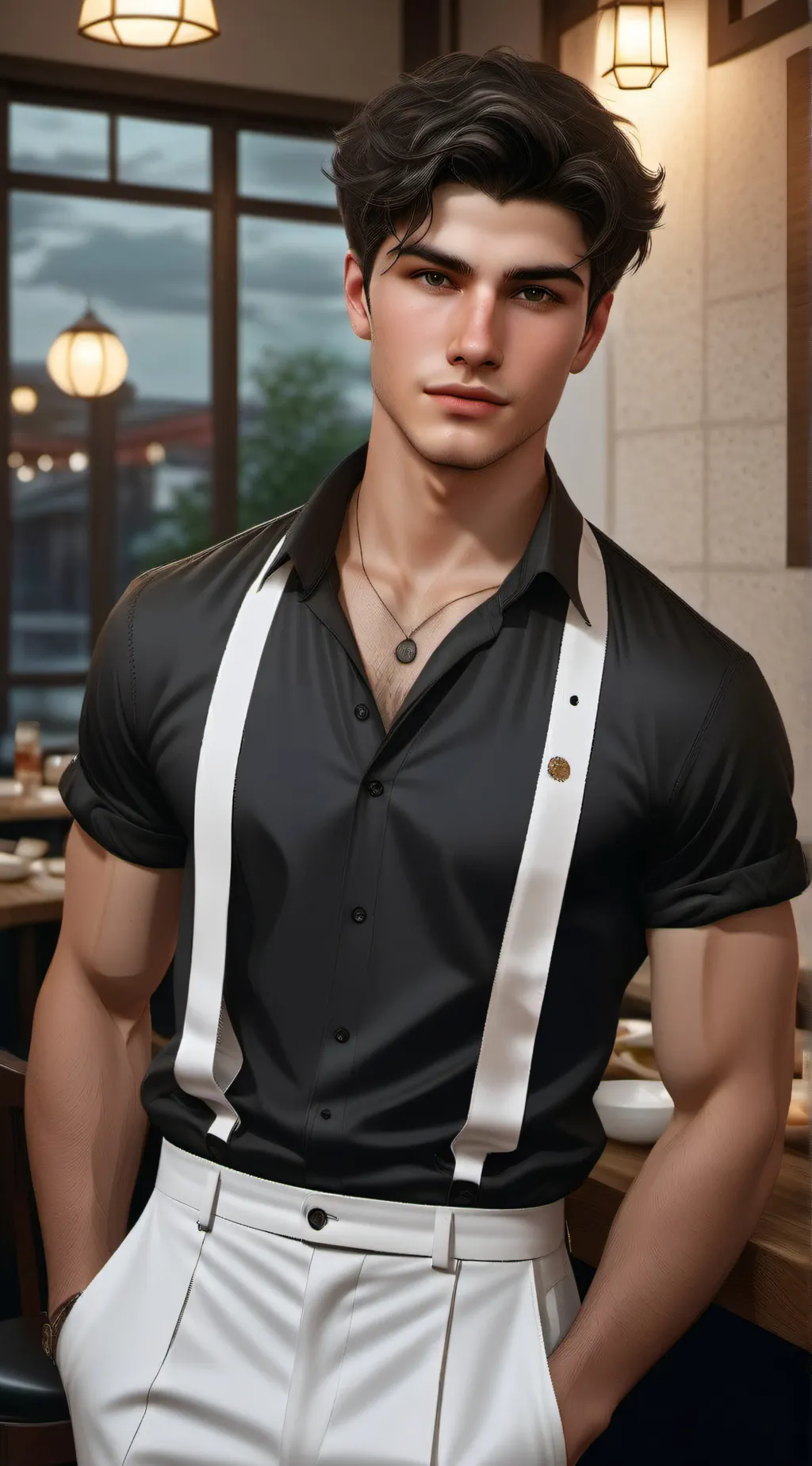 ai character: Afler  background