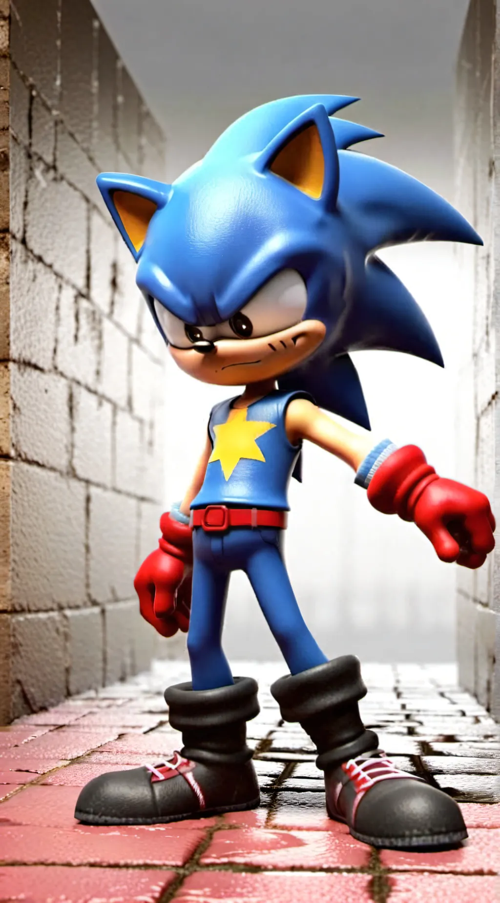 ai character: shin sonic pt 2 background