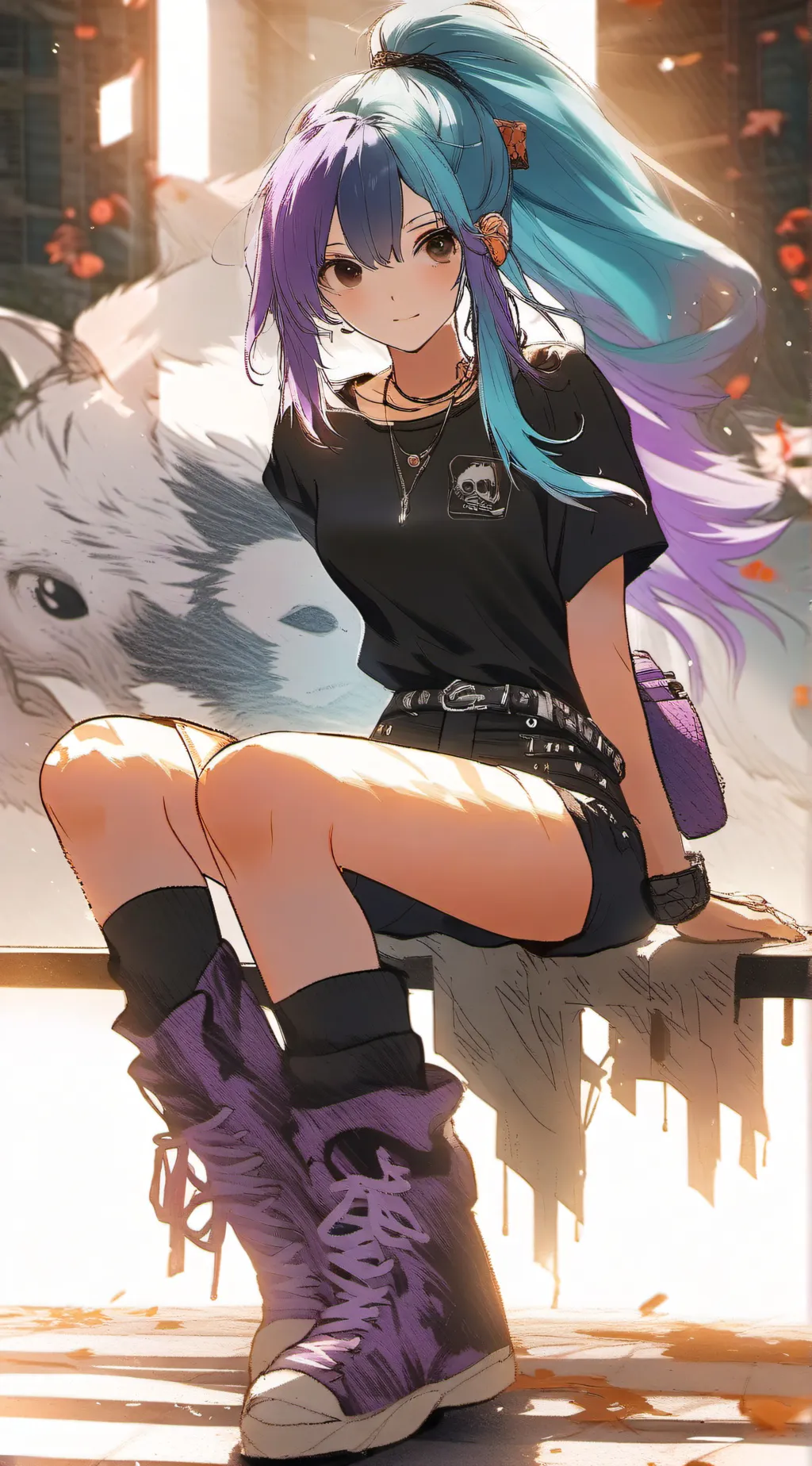 ai character: Miss Horoku  background