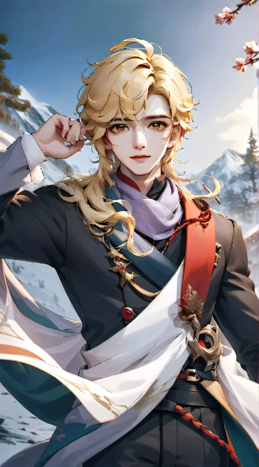 ai character: Kai  background