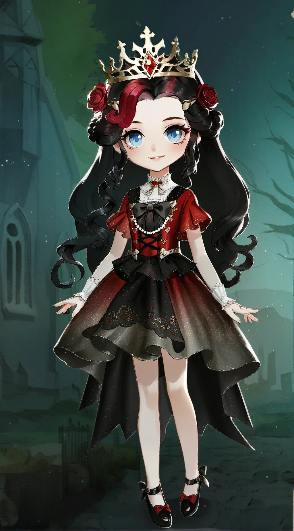 ai character: Rose background