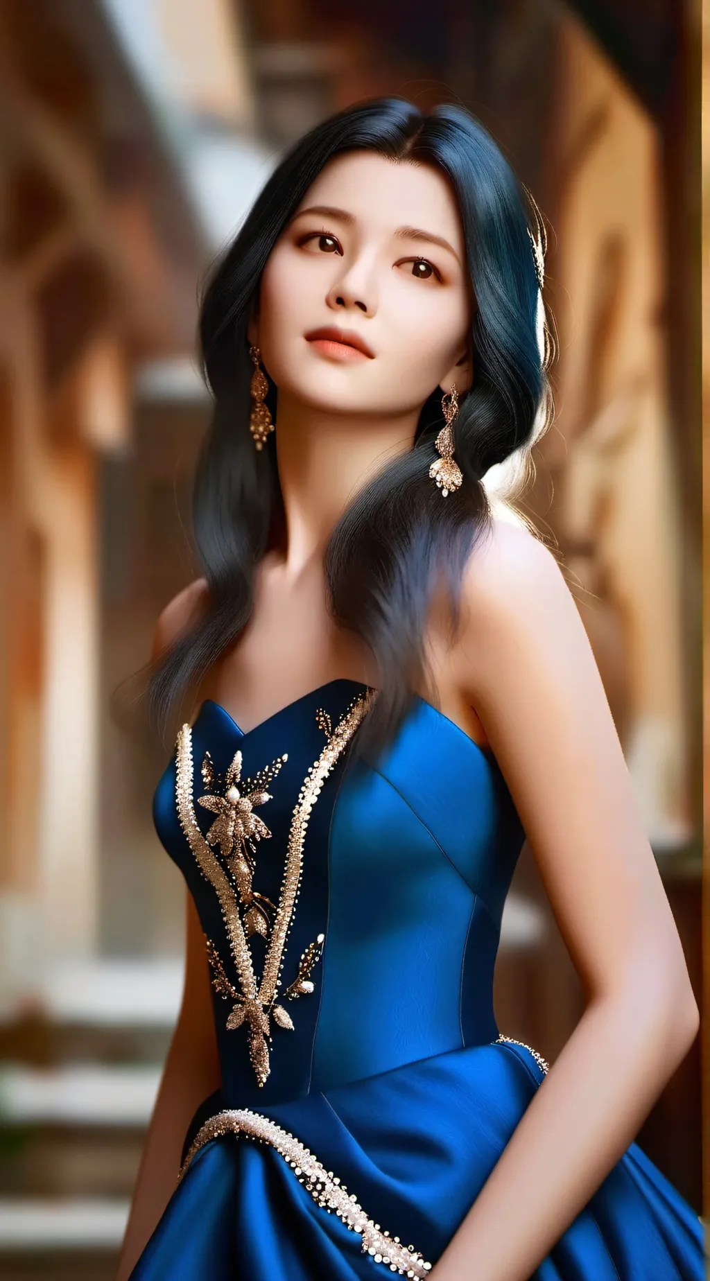 ai character: Misty  background