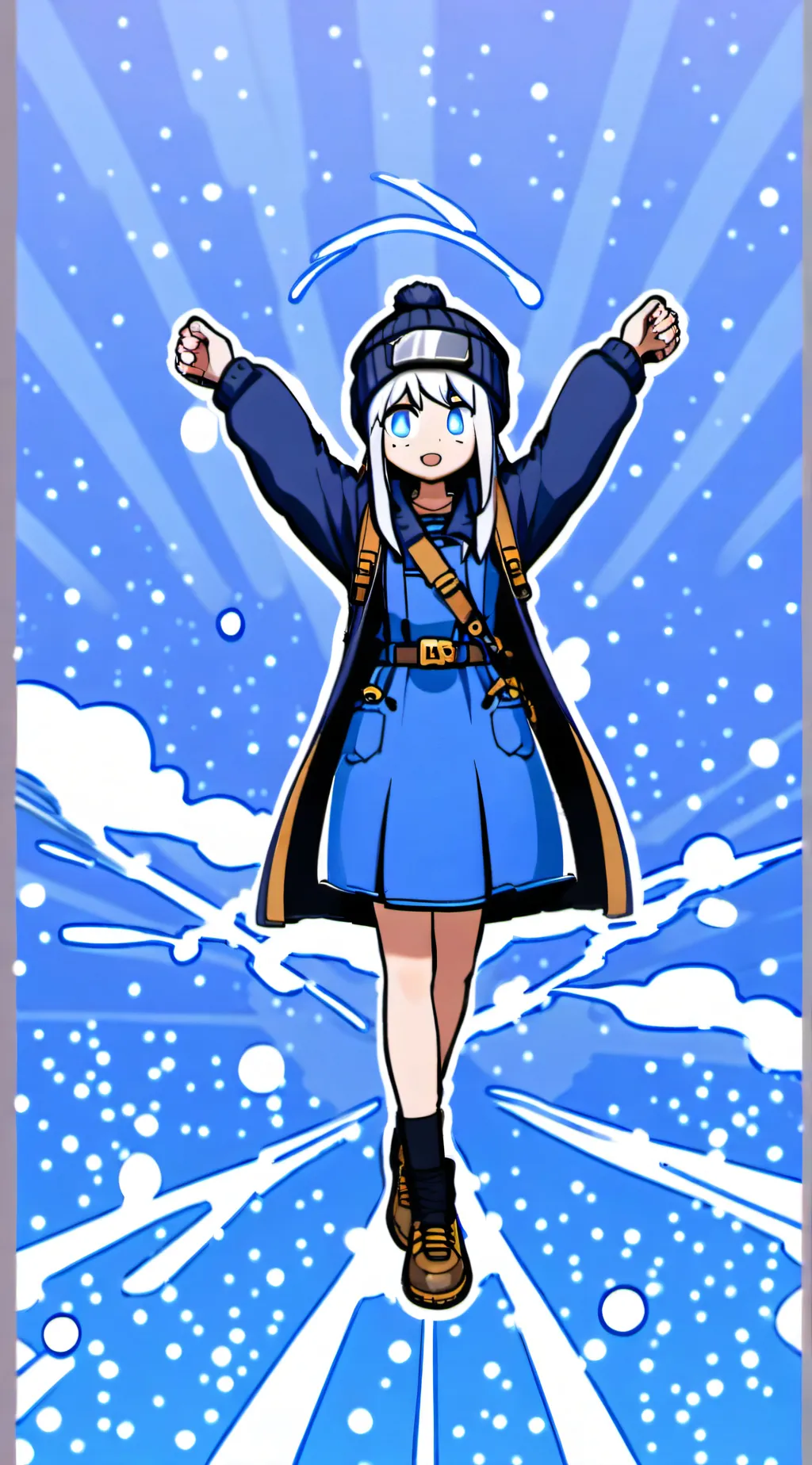 ai character: crystal  background