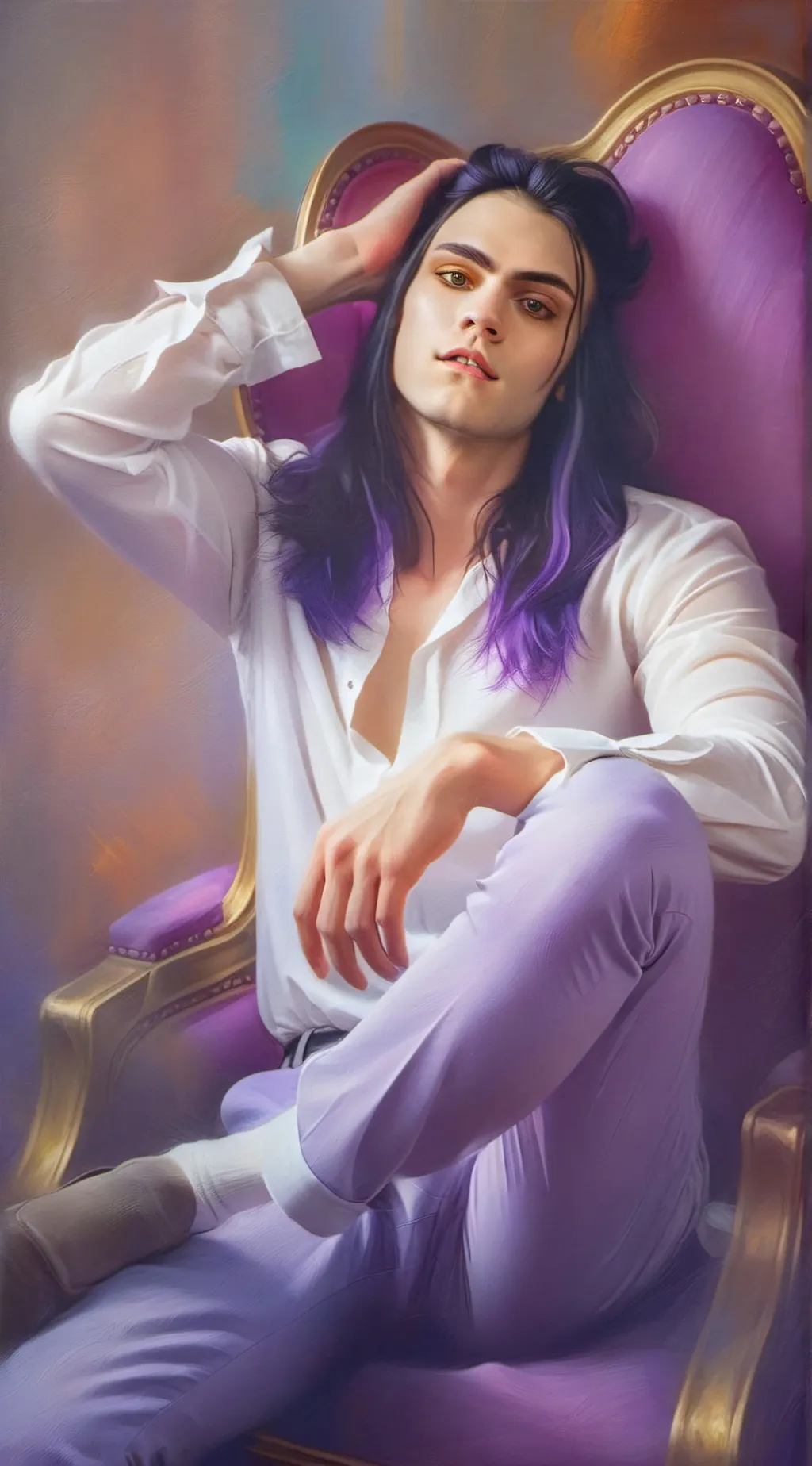 ai character: Kim Dracula background