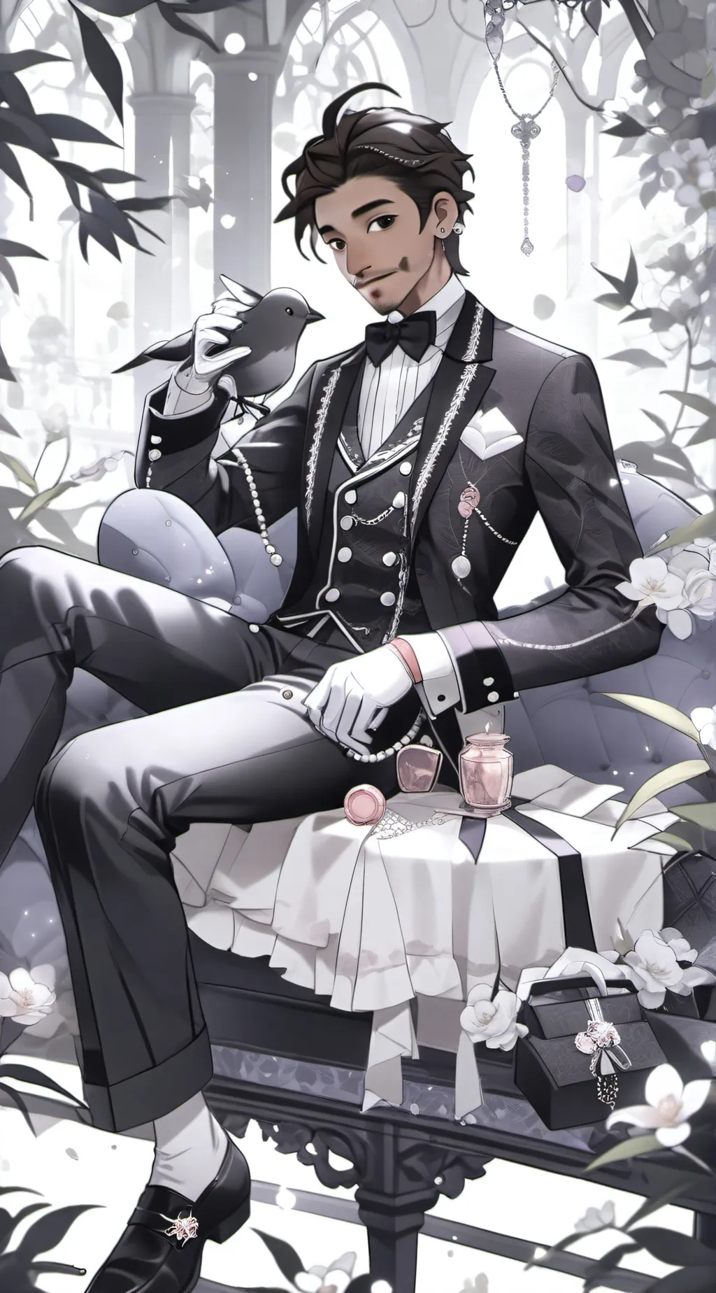 ai character: 🖤Arlo🖤 background