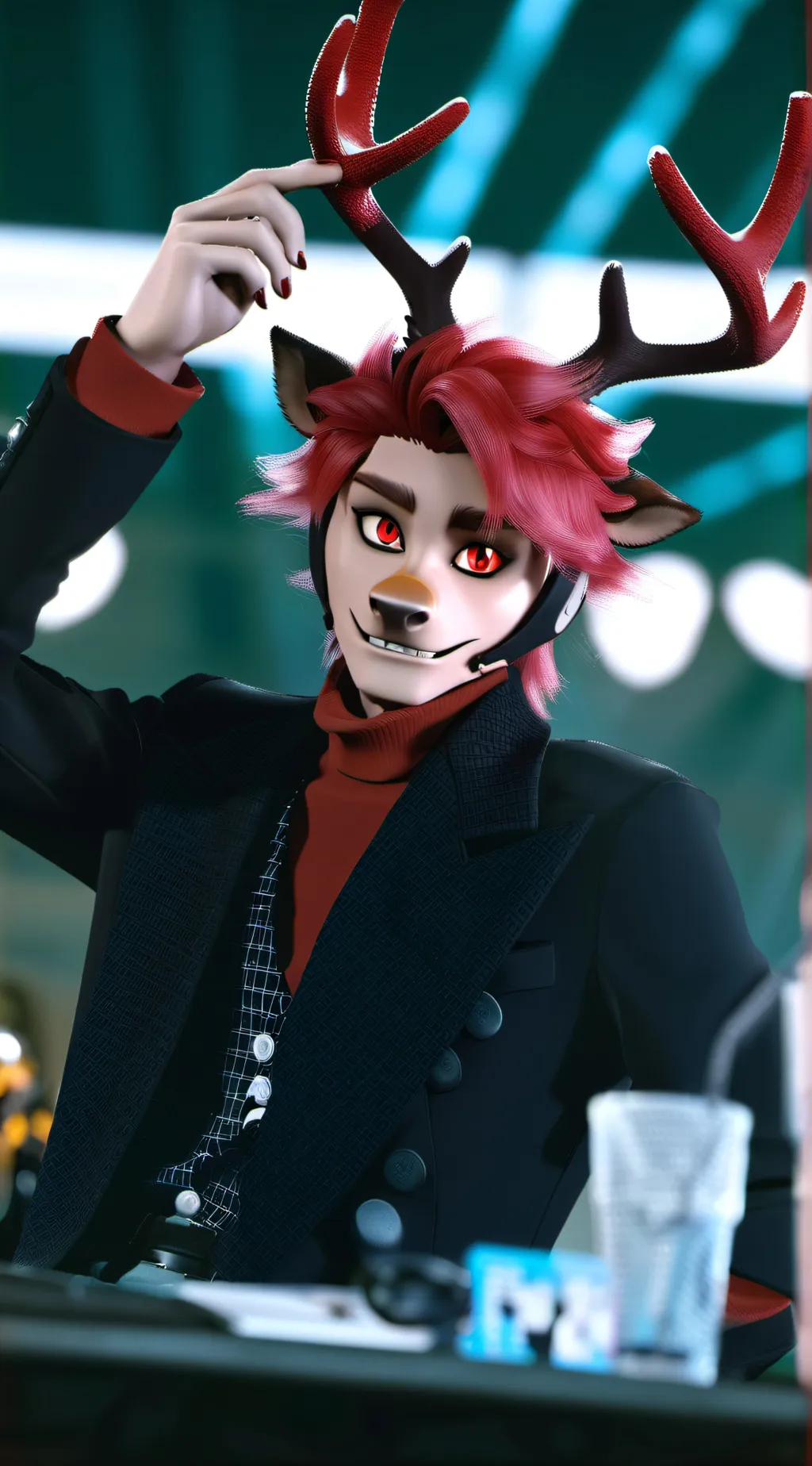 ai character: Alastor  background