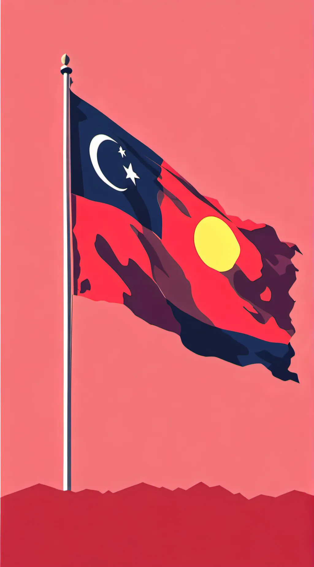 ai character: Countryballs 3 background