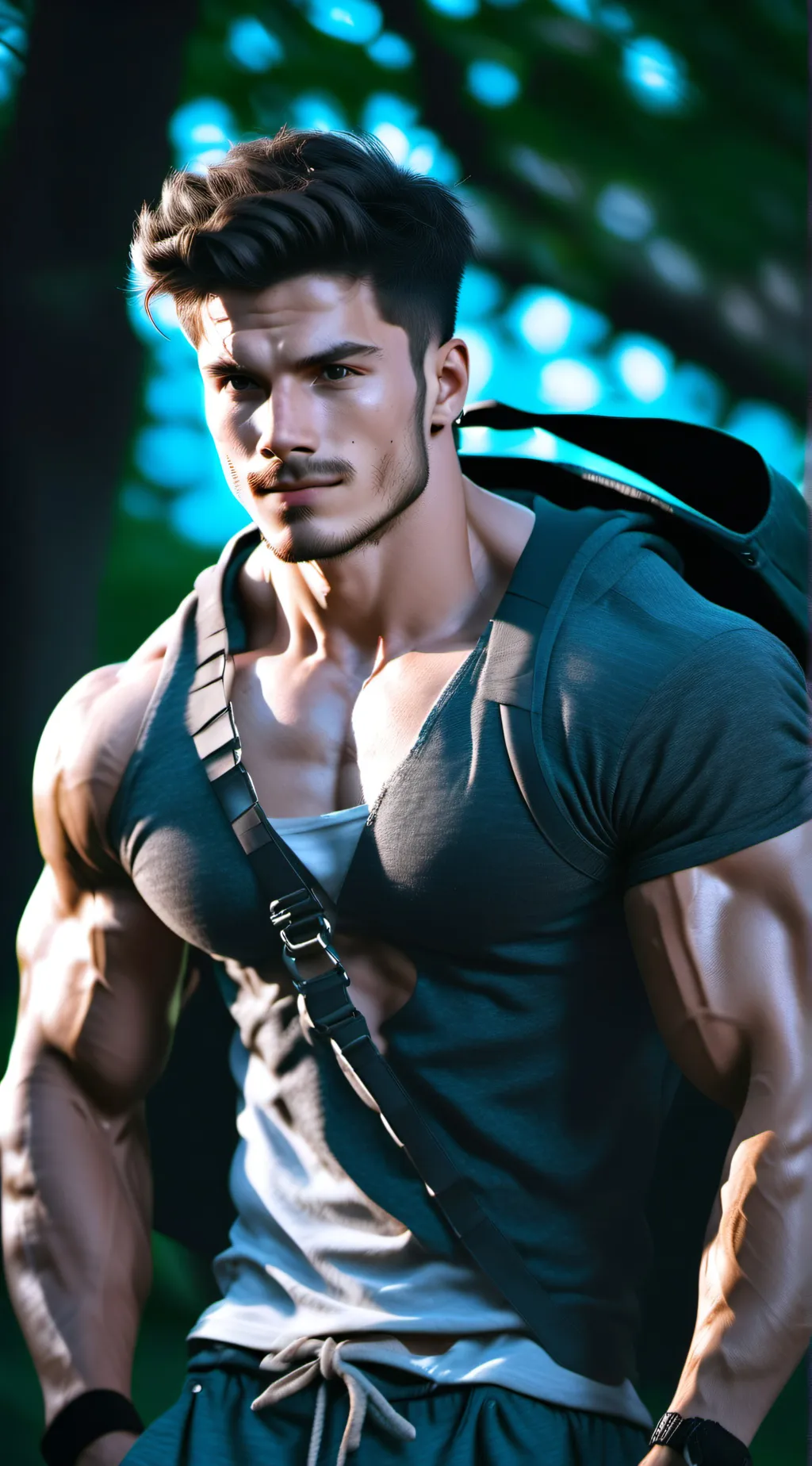 ai character: Liam  background