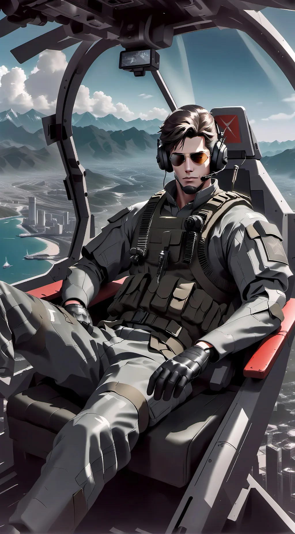 ai character: Arnold  background