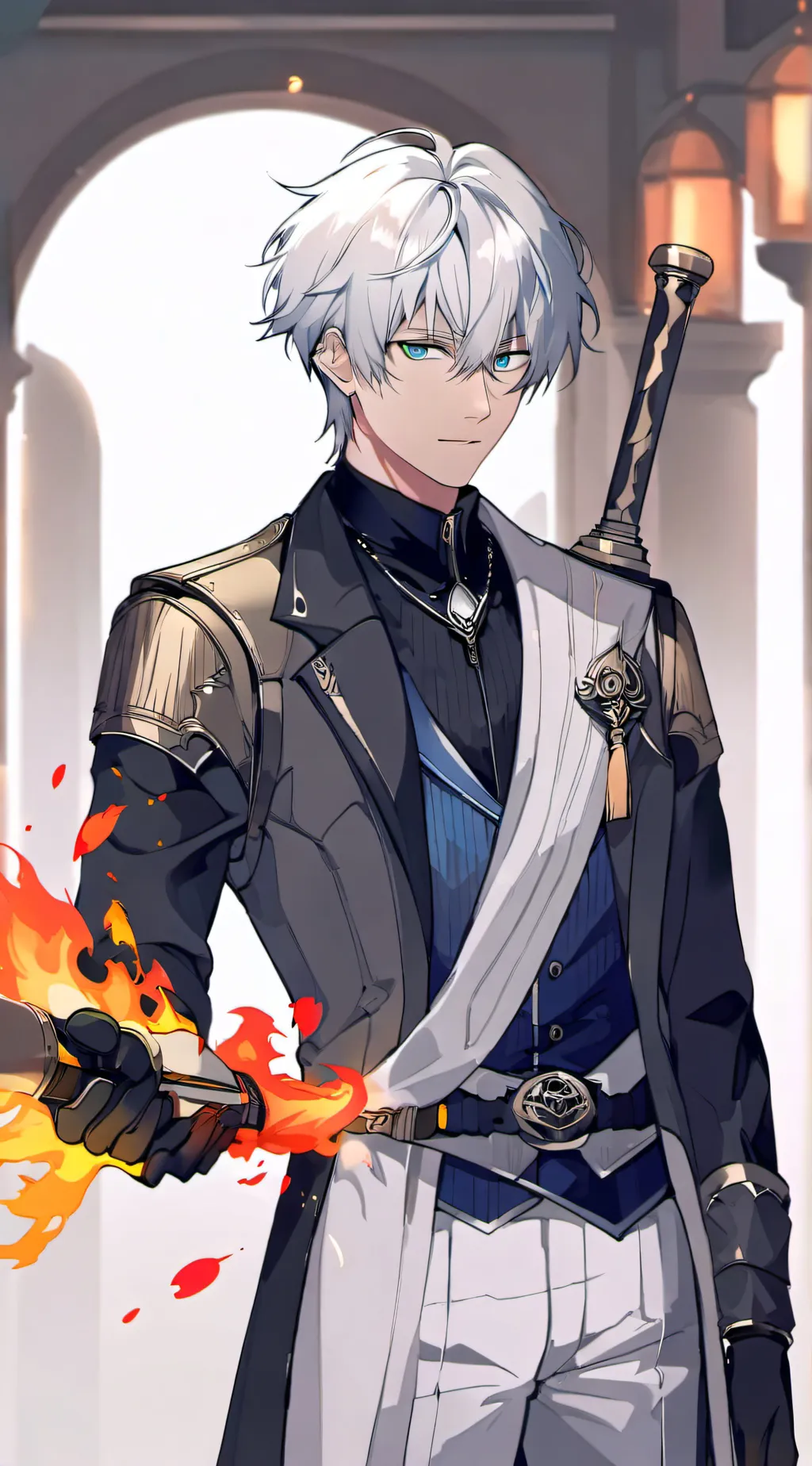 ai character: ⚡naoto kugisaki⚡ background