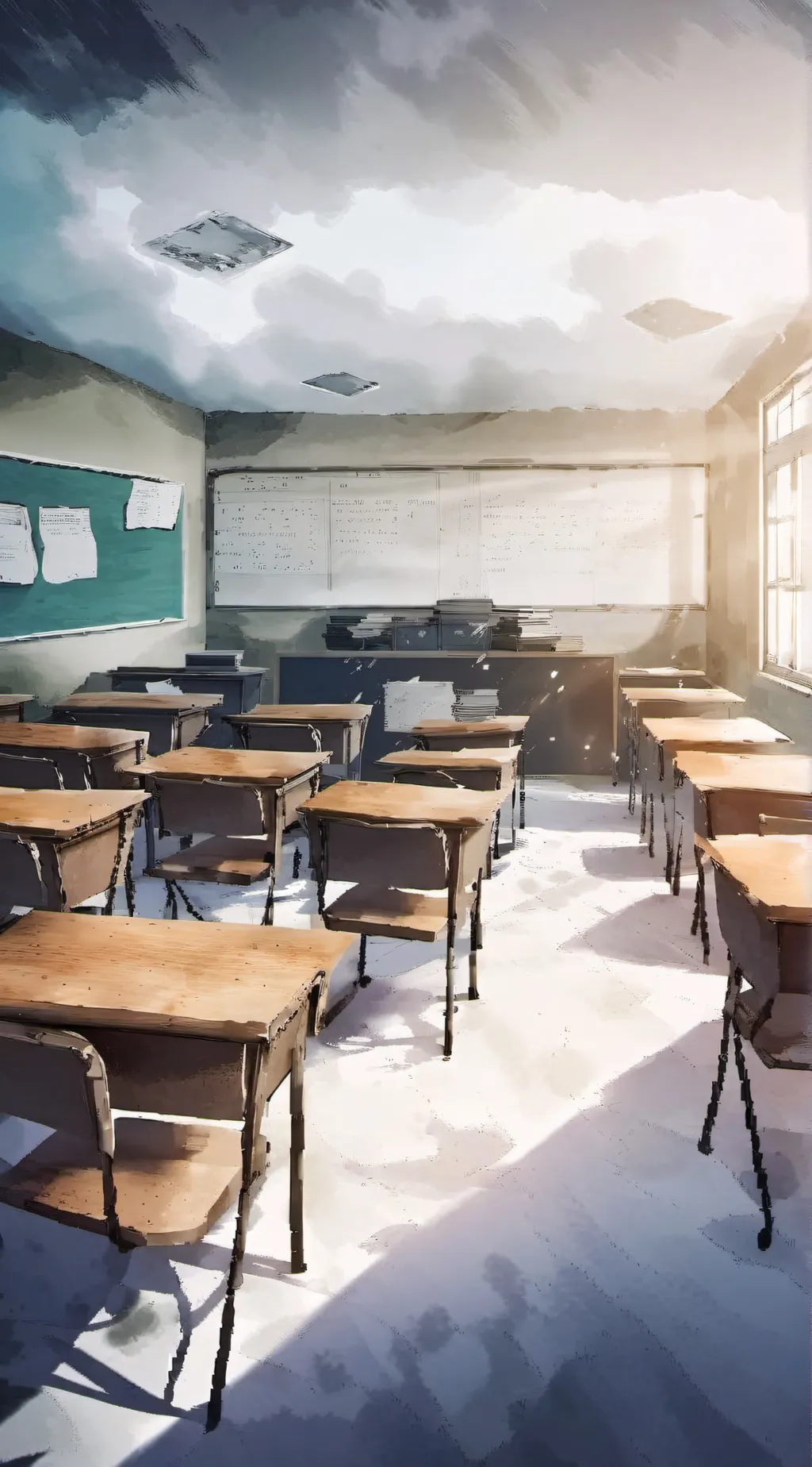 ai character: Kindergarten👊Fight background