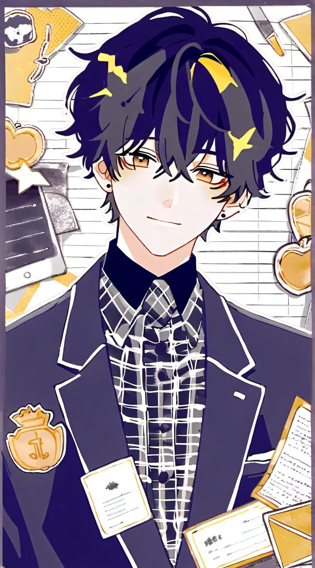 ai character: Xavier  background