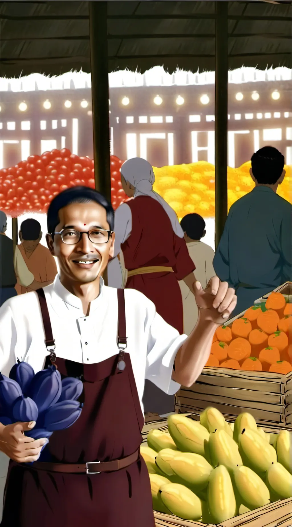 ai character: Hola gorda punto  background