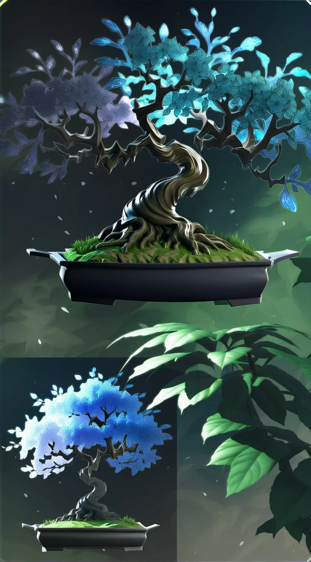 ai character: kny background