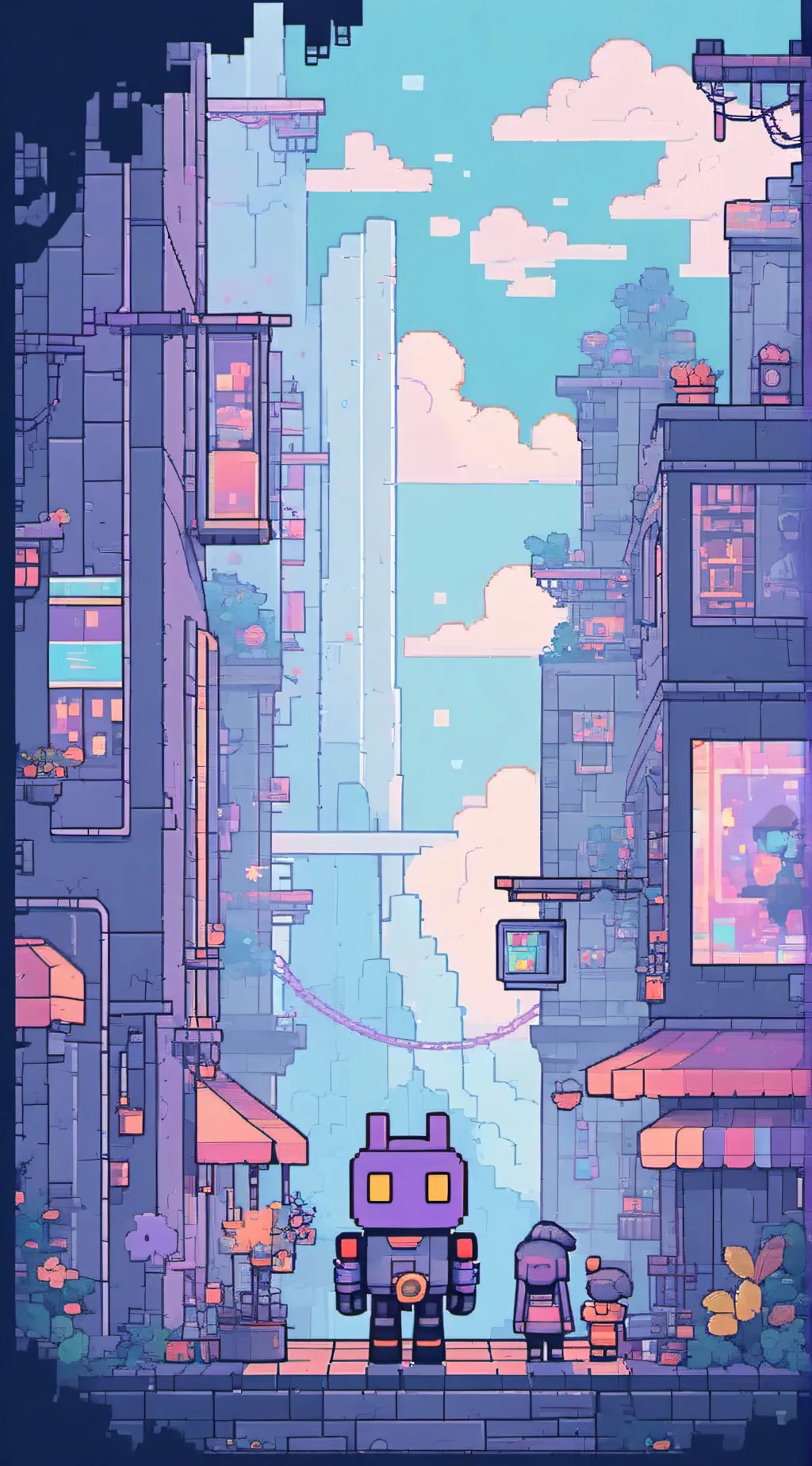 ai character: Sprunki by nyna background