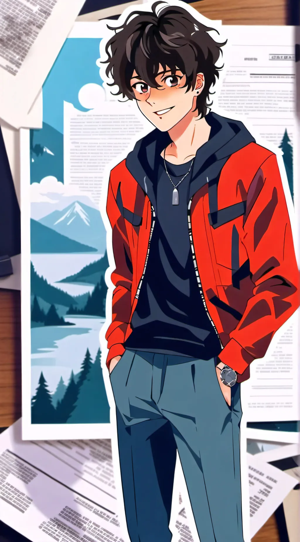 ai character: Aaron background