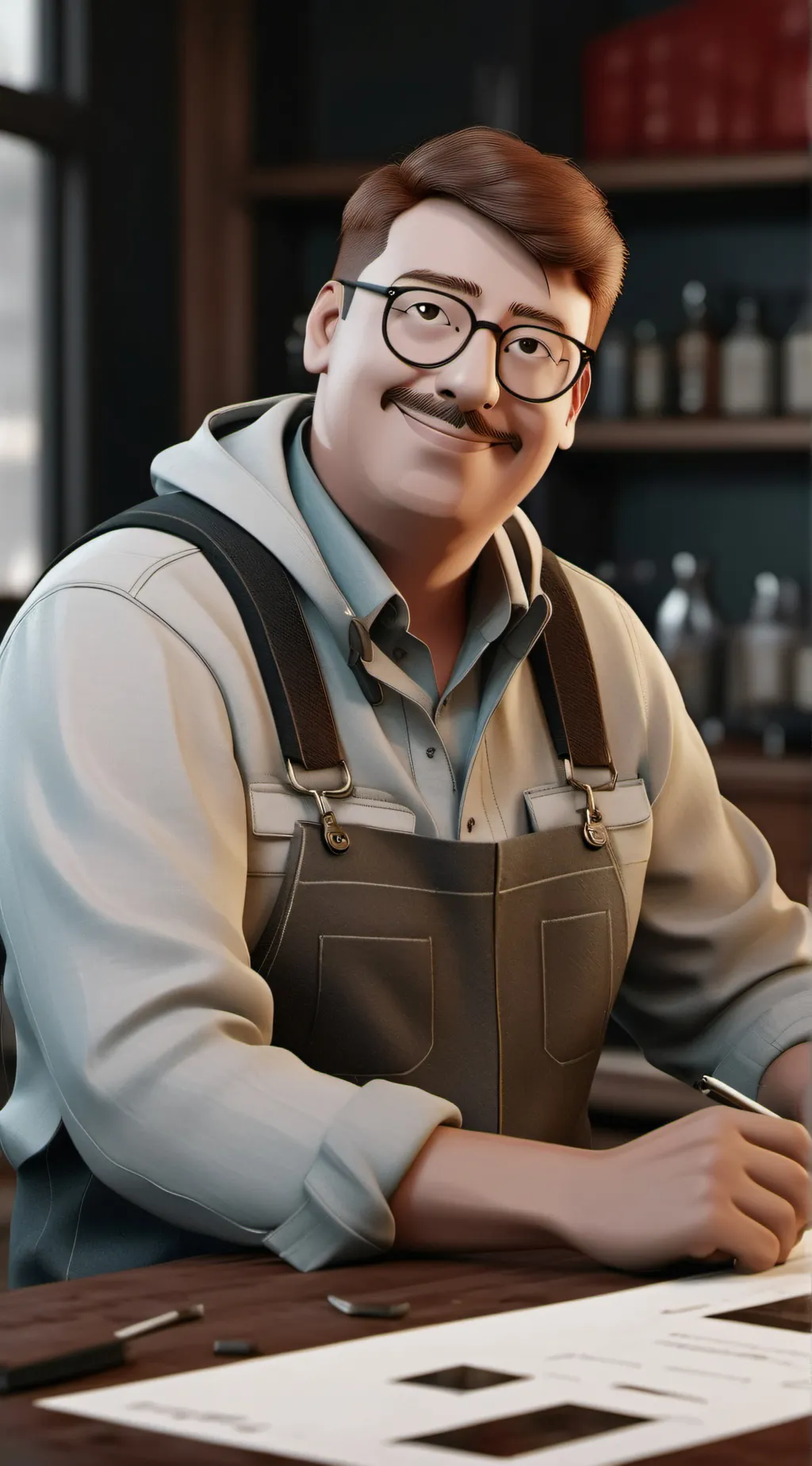 ai character: Peter Griffin background