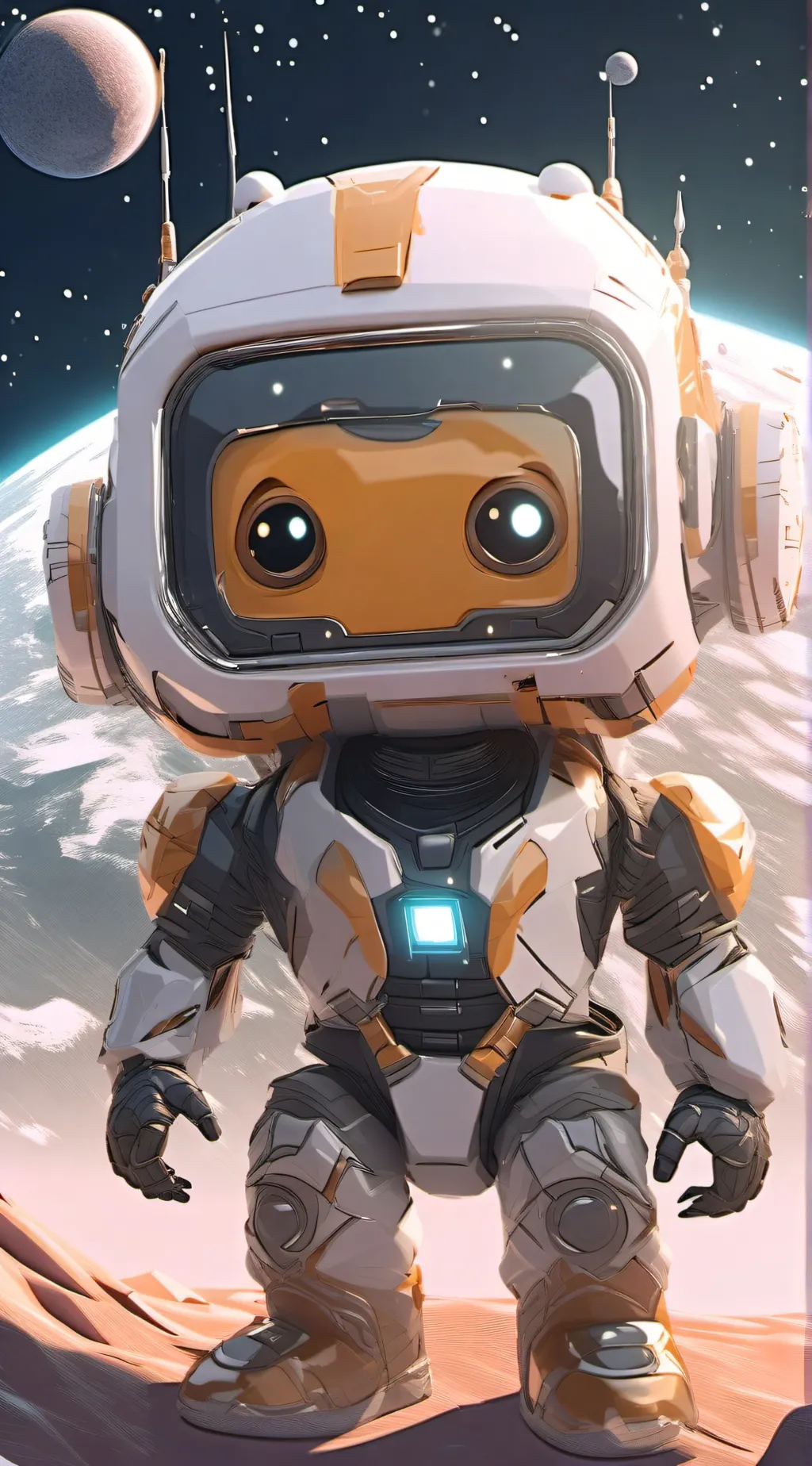 ai character: Aurora background