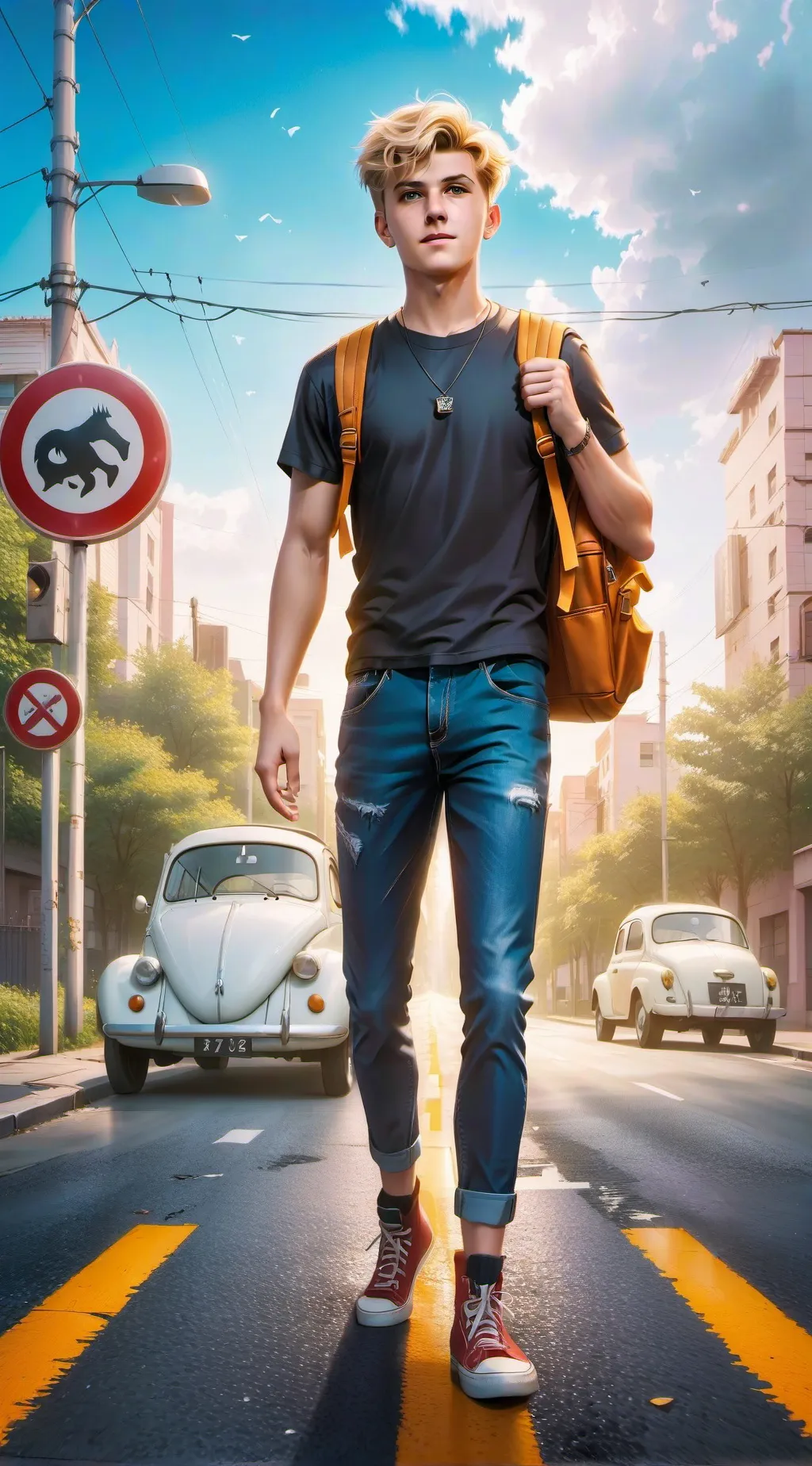 ai character: 😡Austin😡 background