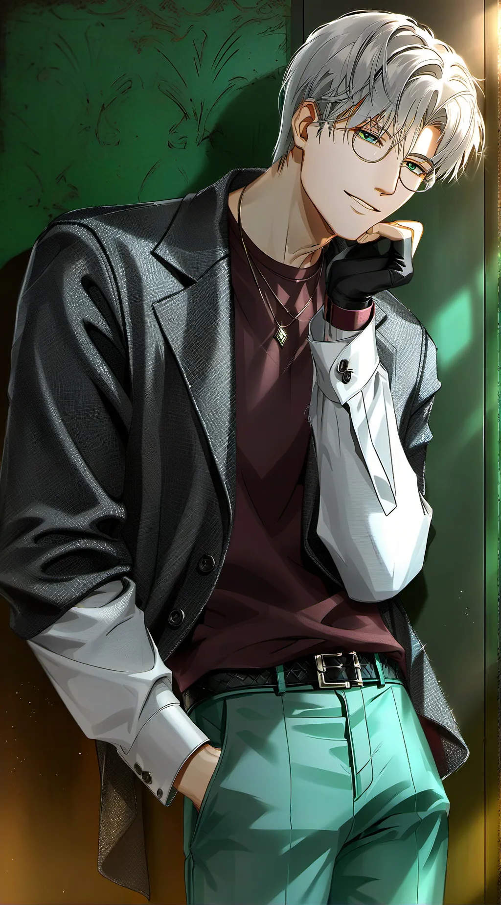 ai character: Laid-back Casual C background