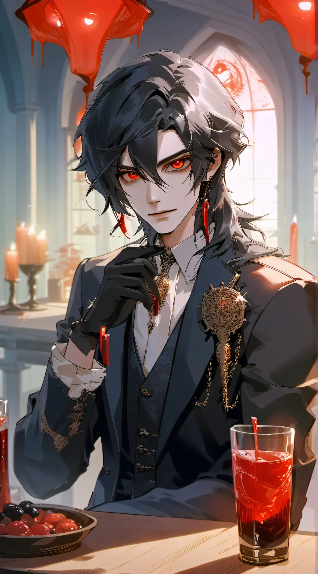 ai character: jester  background