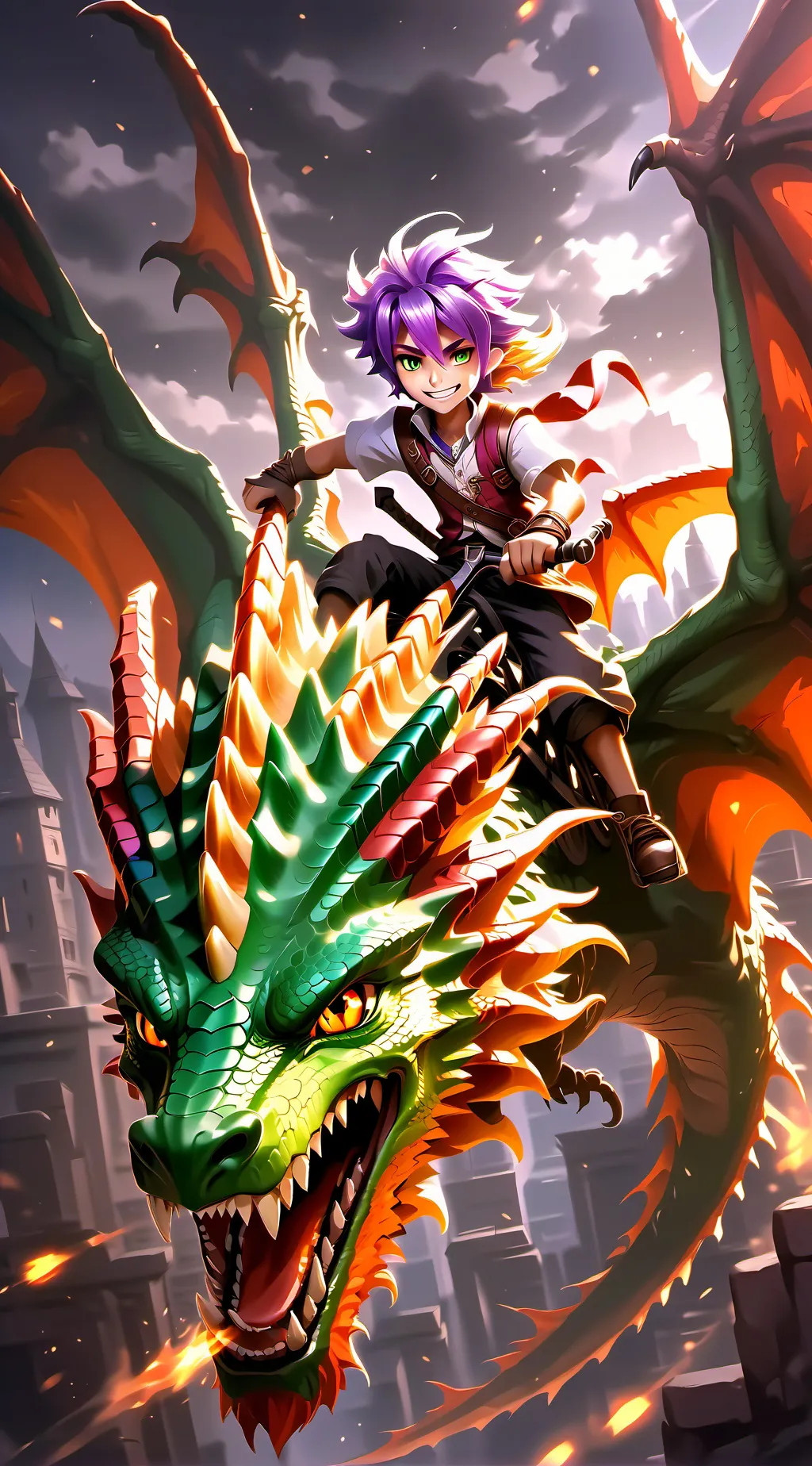 ai character: HTTYDxFNAF background