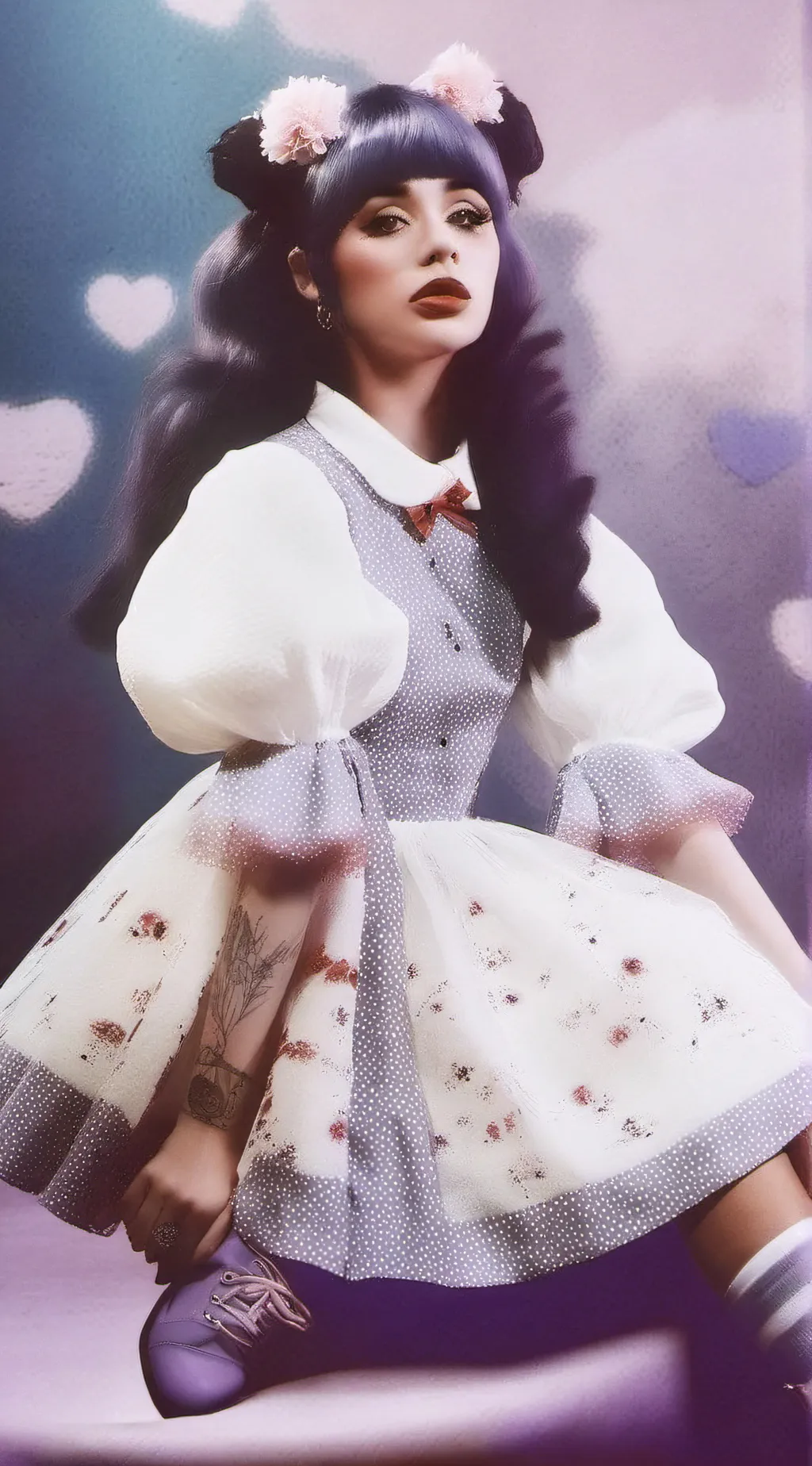 ai character: Melanie Martinez background