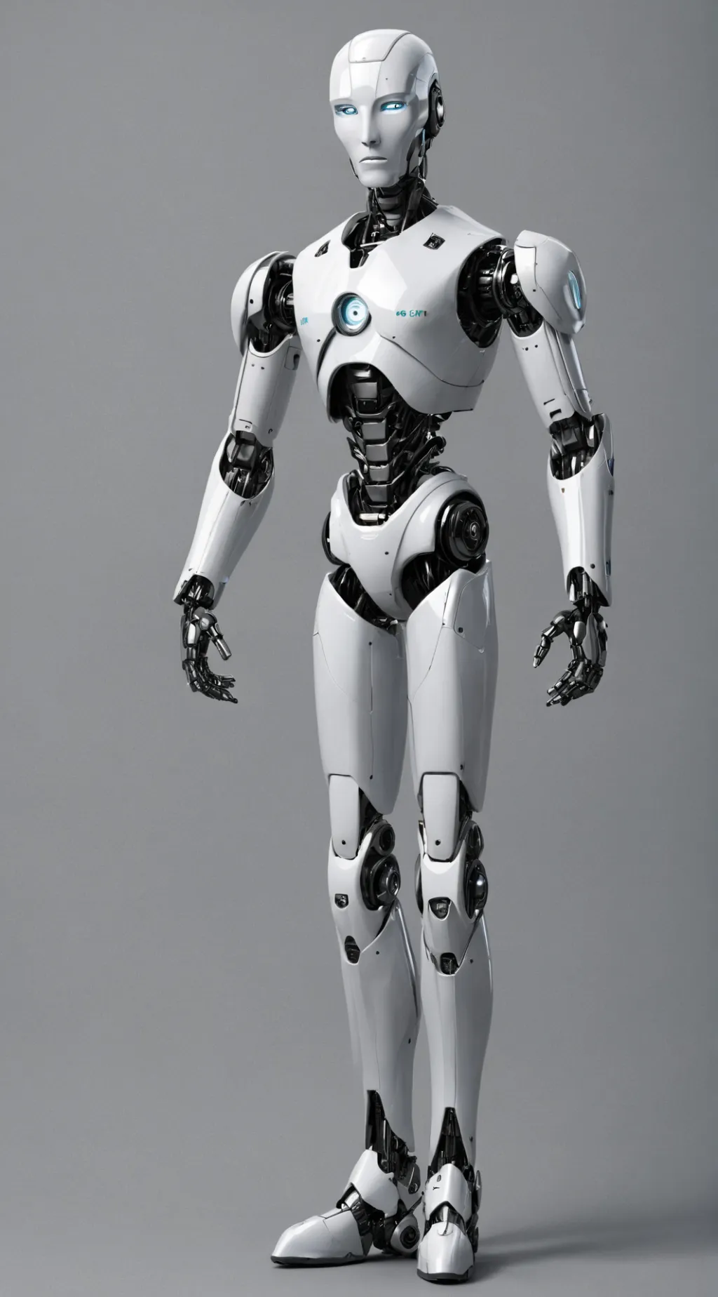 ai character: The copying robot  background