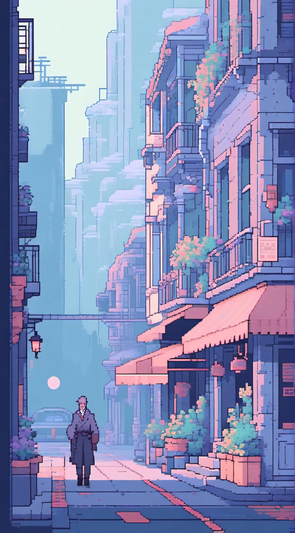 ai character: Ds react background