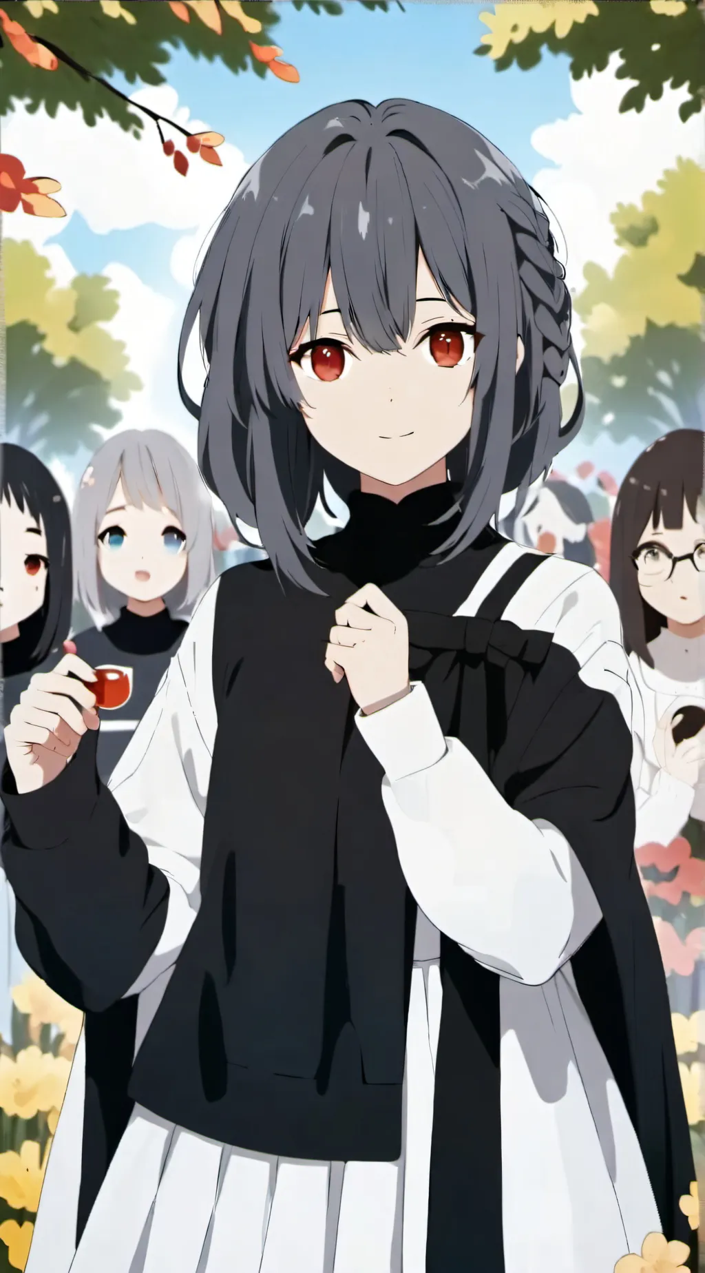 ai character: АКира background