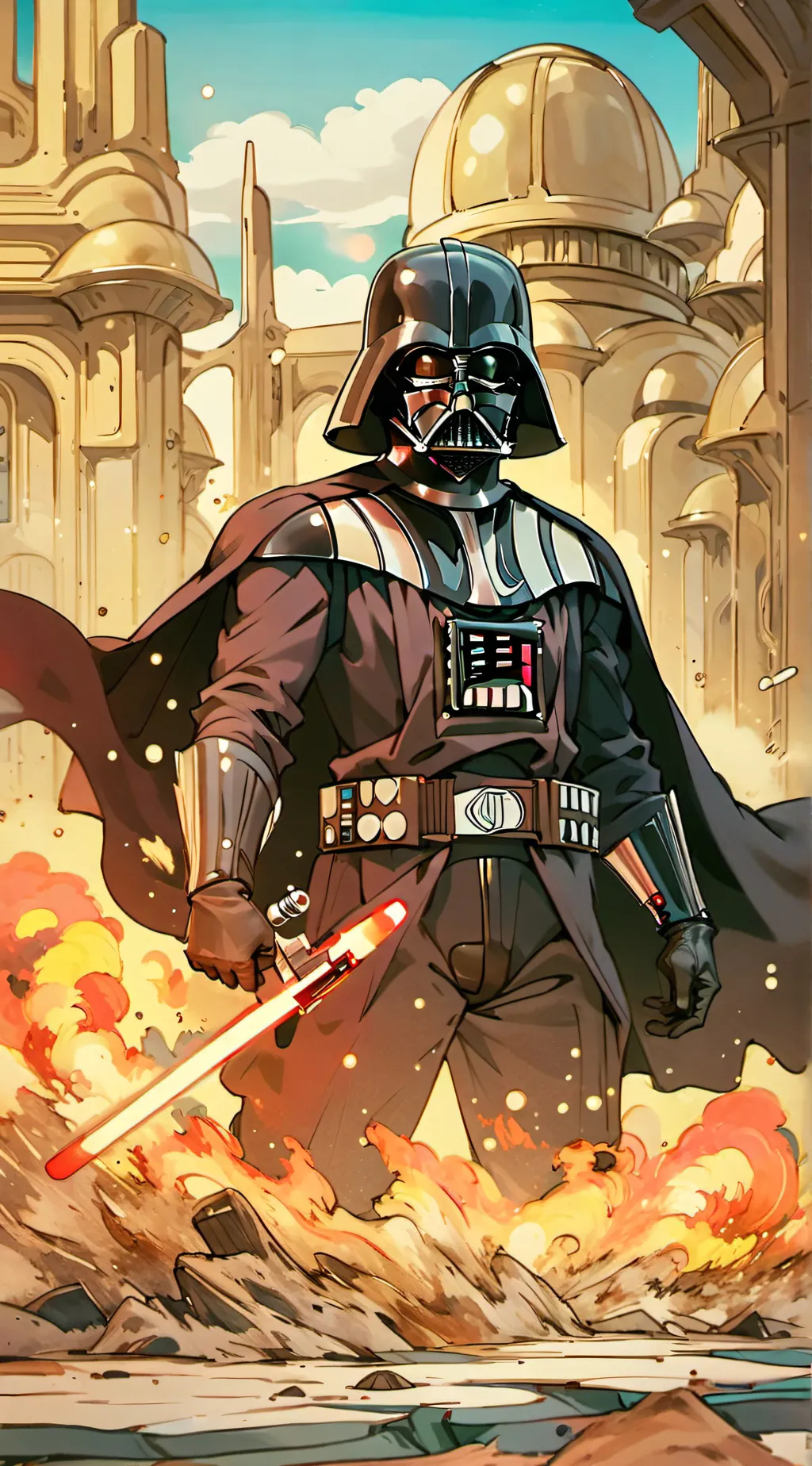 ai character: Darth Vader background