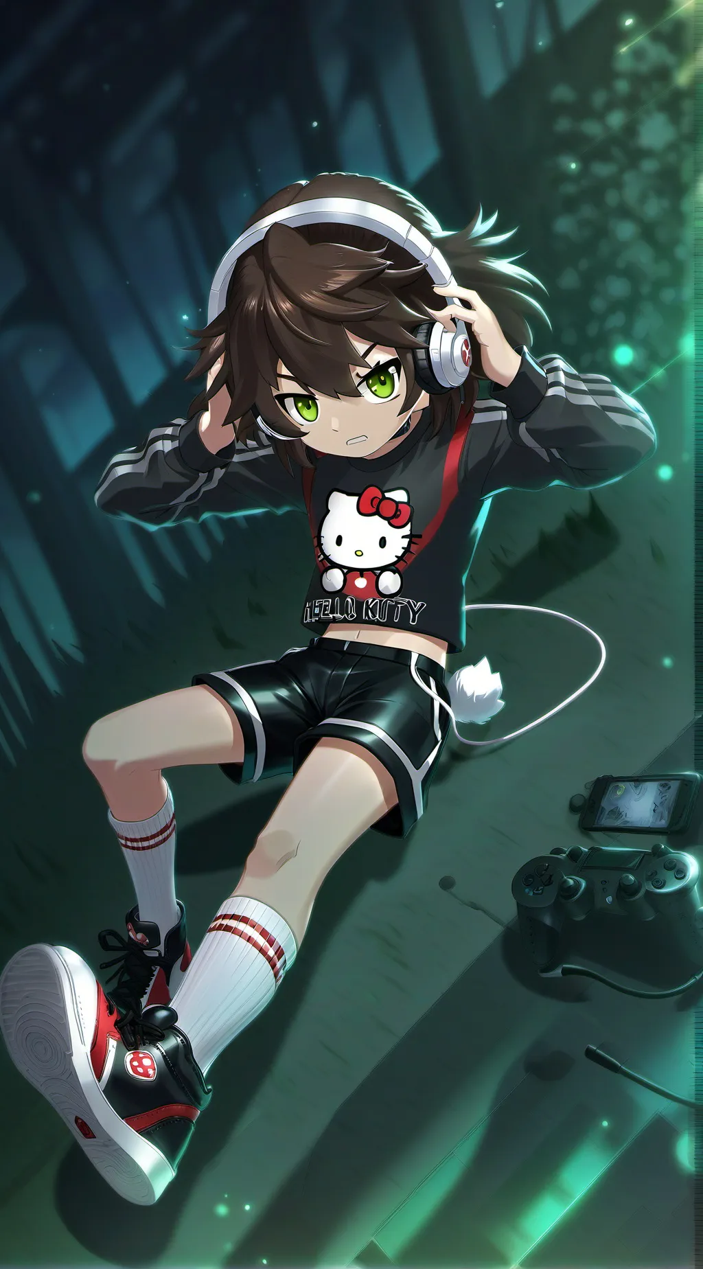 ai character: Beenie boo background