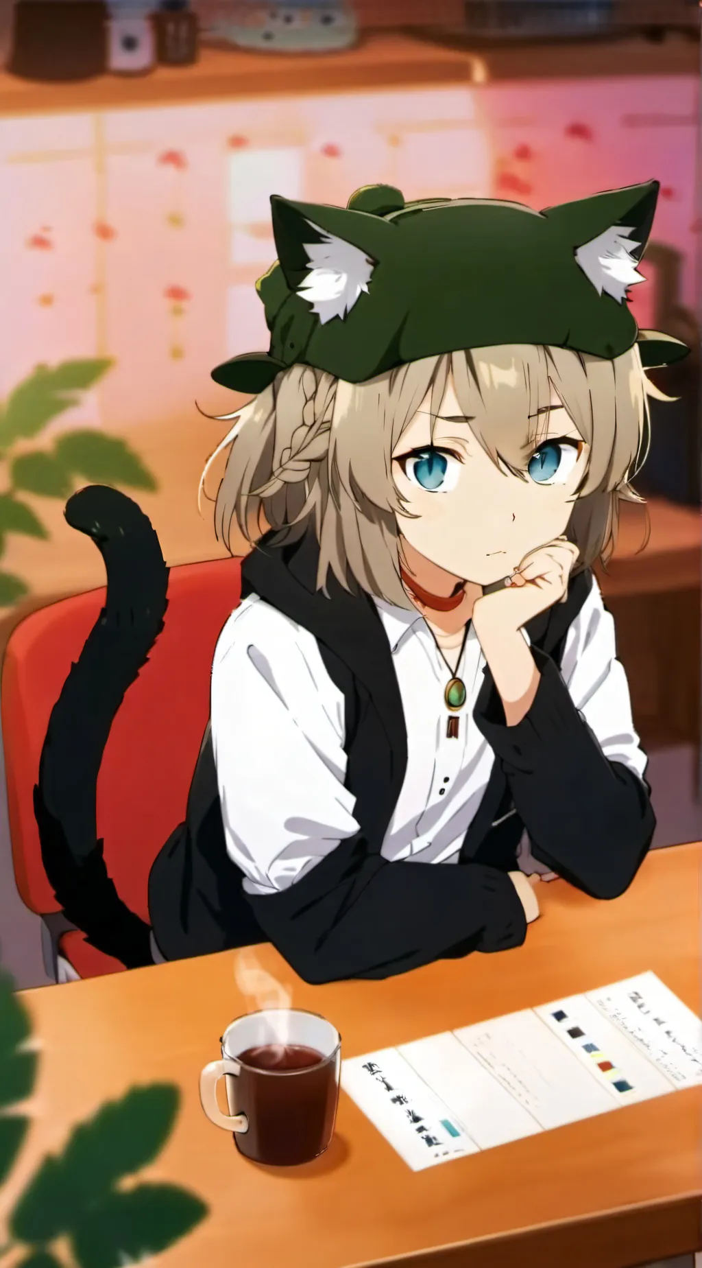 ai character: Frogeo, the Camo C background