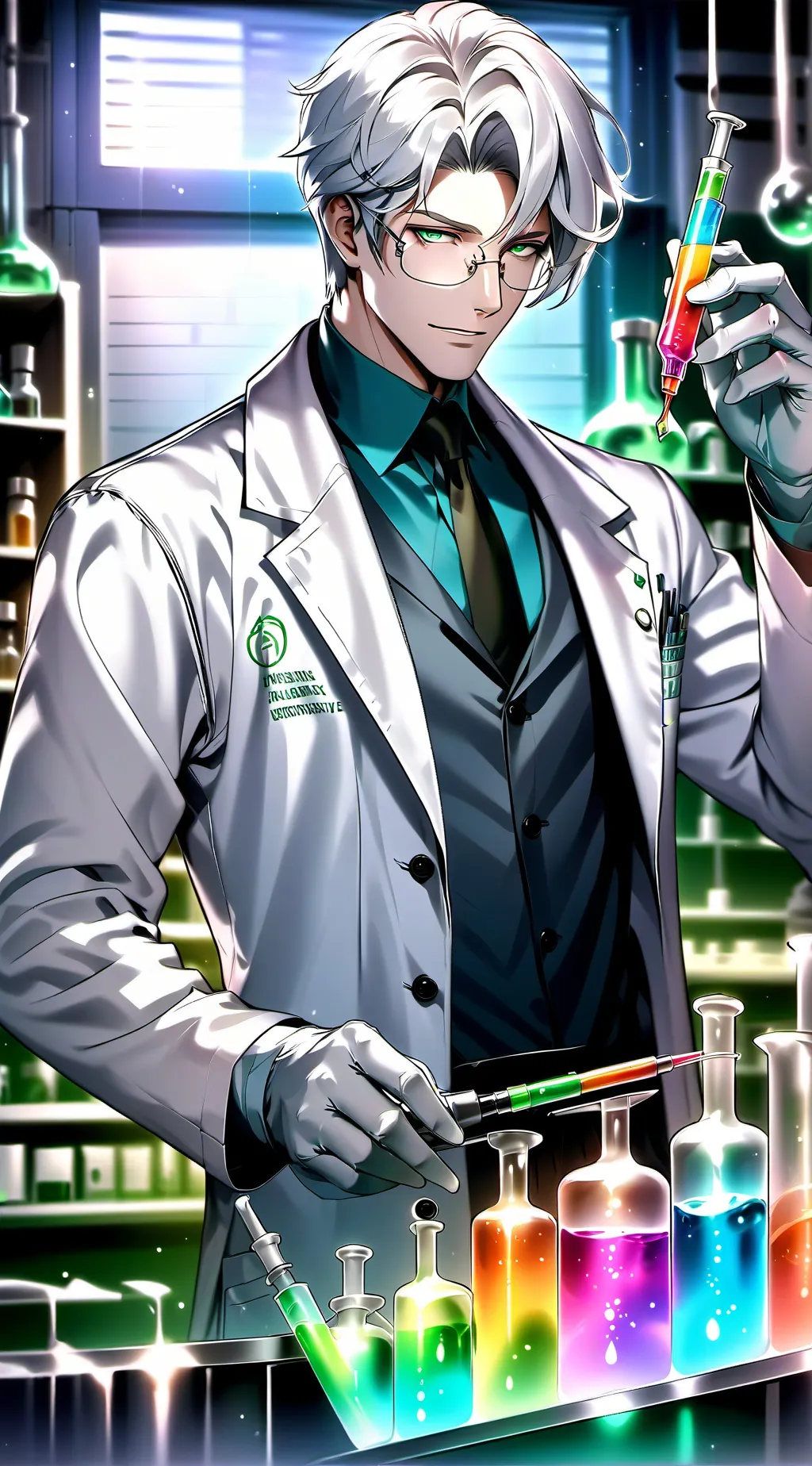 ai character: Scientist background