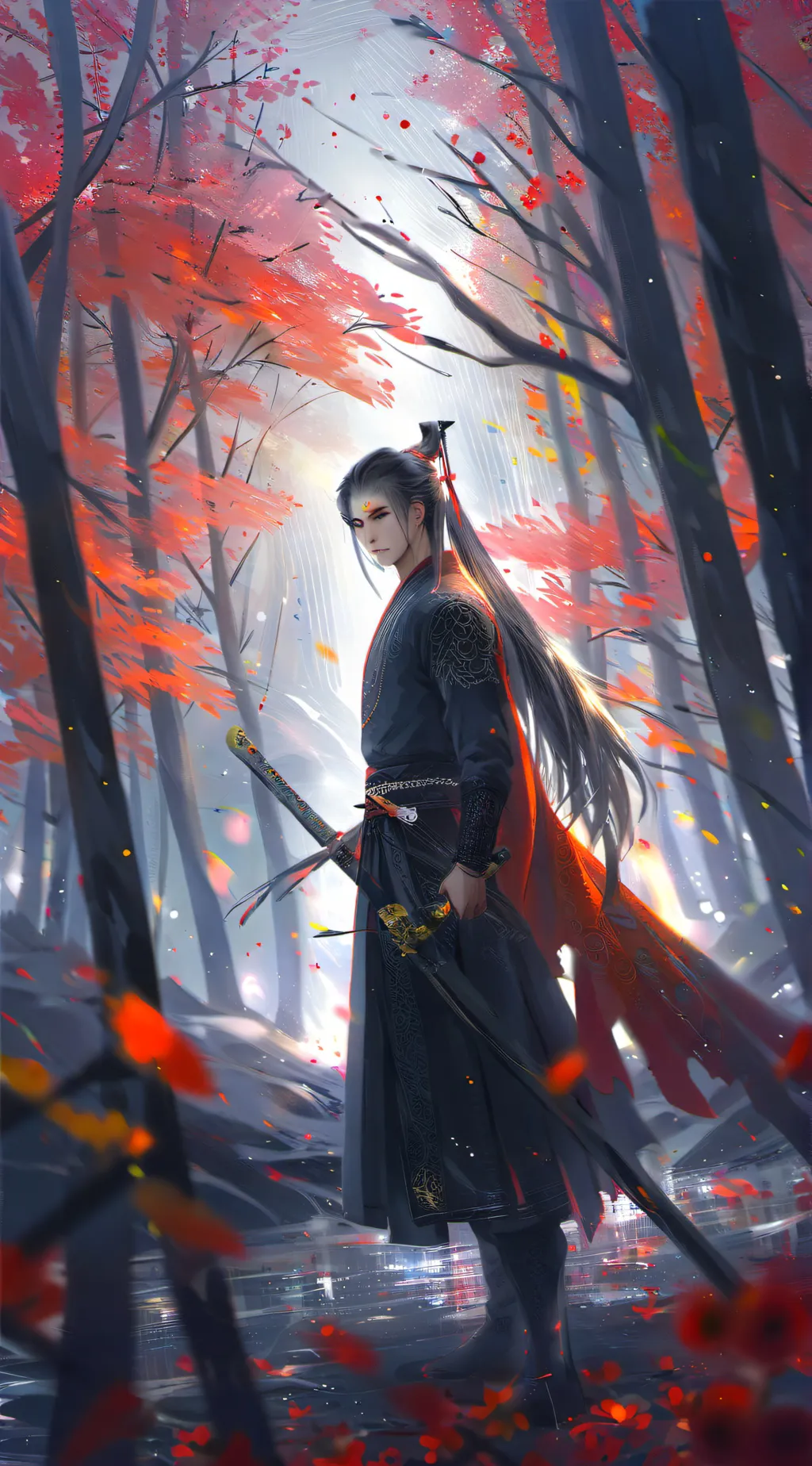 ai character: Ayame background