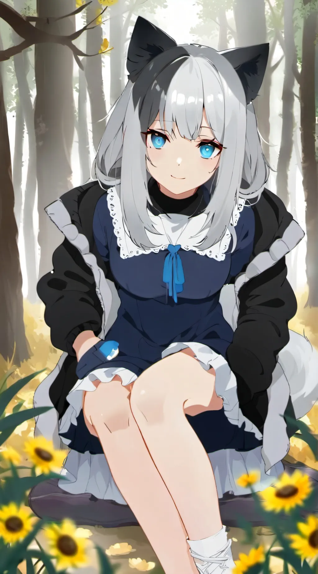 ai character: Кити background