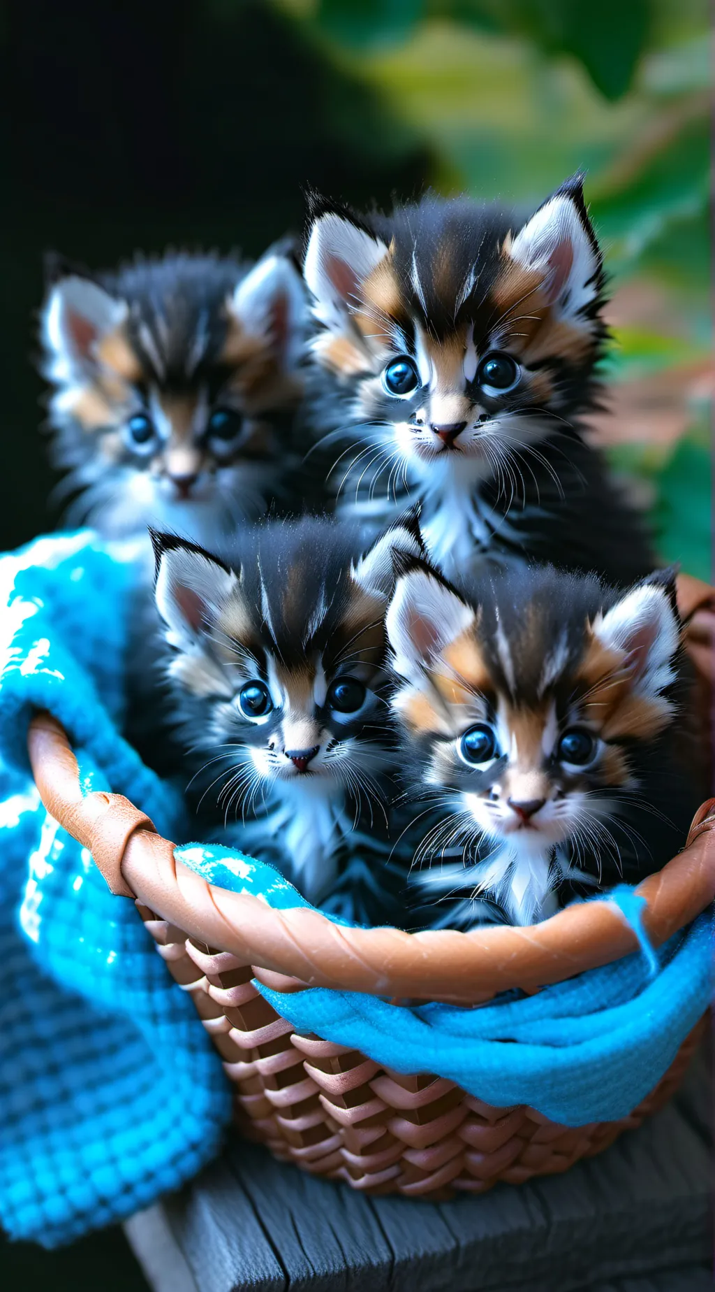 ai character: kittens background