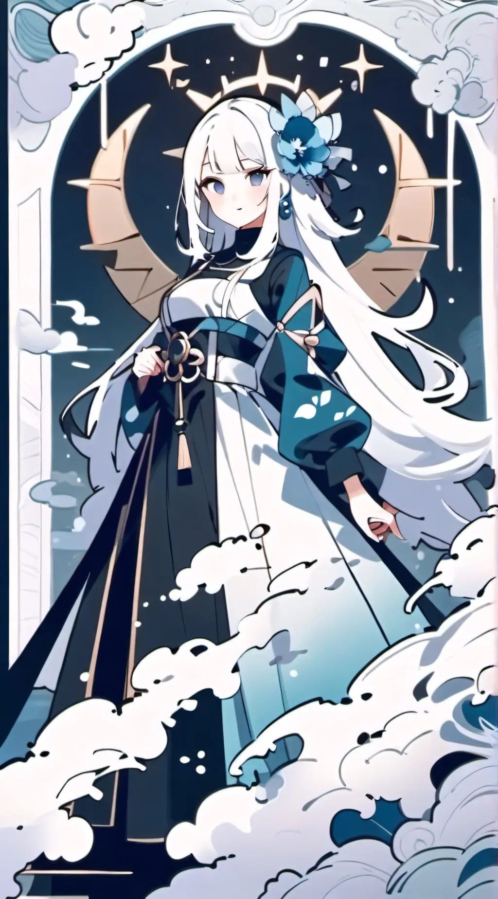 ai character: honey pie background