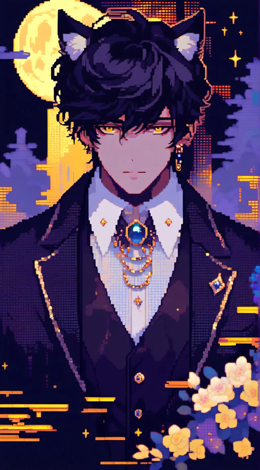 ai character: Leion  background