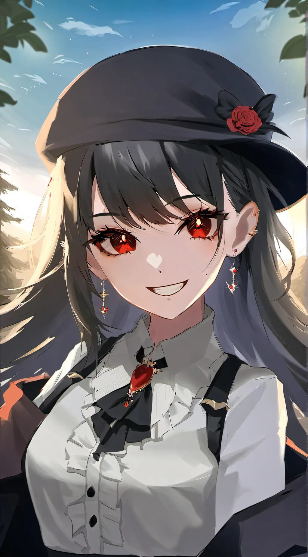 ai character: luna background